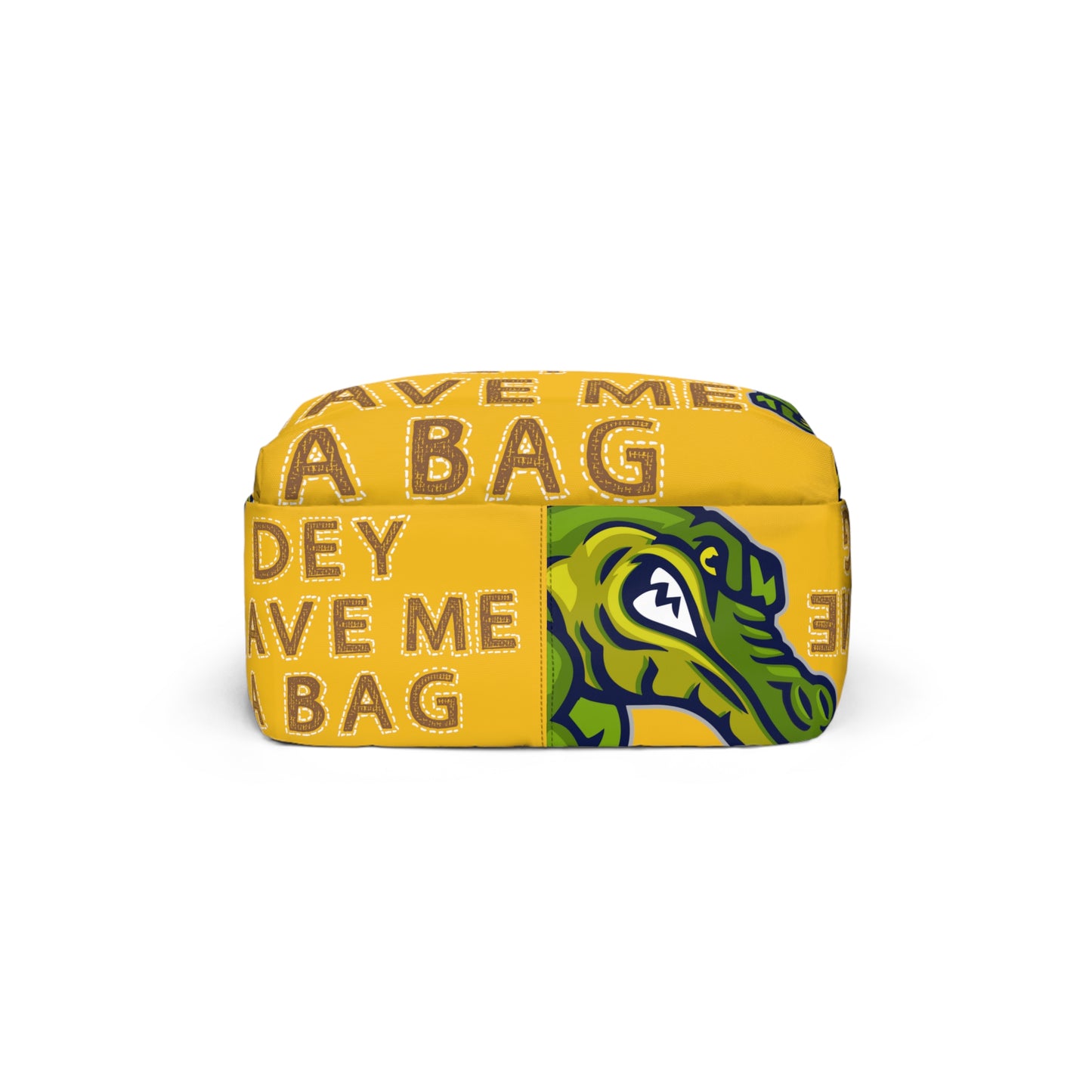 Yellow Flawdawear Limited Edition OG Alligator Playuz "Dey Gave Me A Bag" Classic Backpack