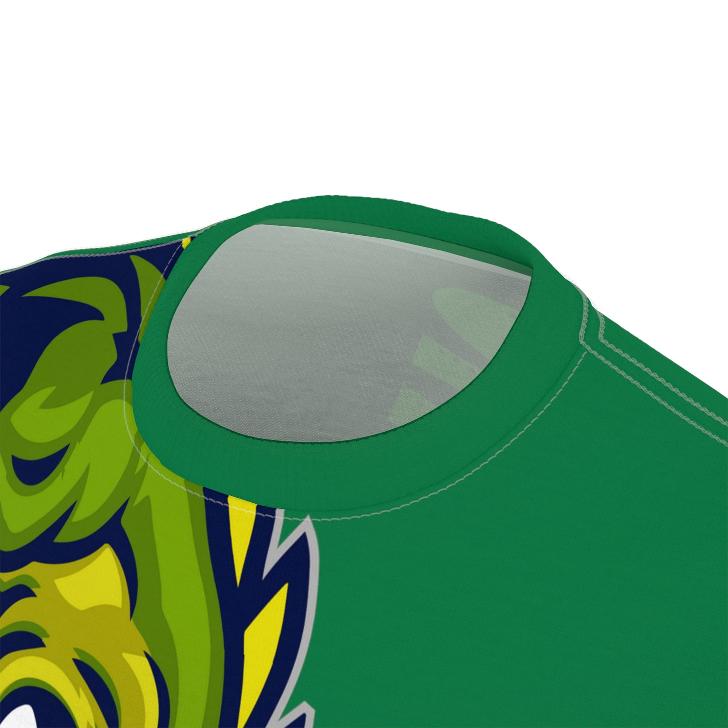 Dark Green Flawdawear Limited Edition OG Alligator Papuh Playuz “Alligator Tha Paint” Unisex Cut & Sew Playuz Tee