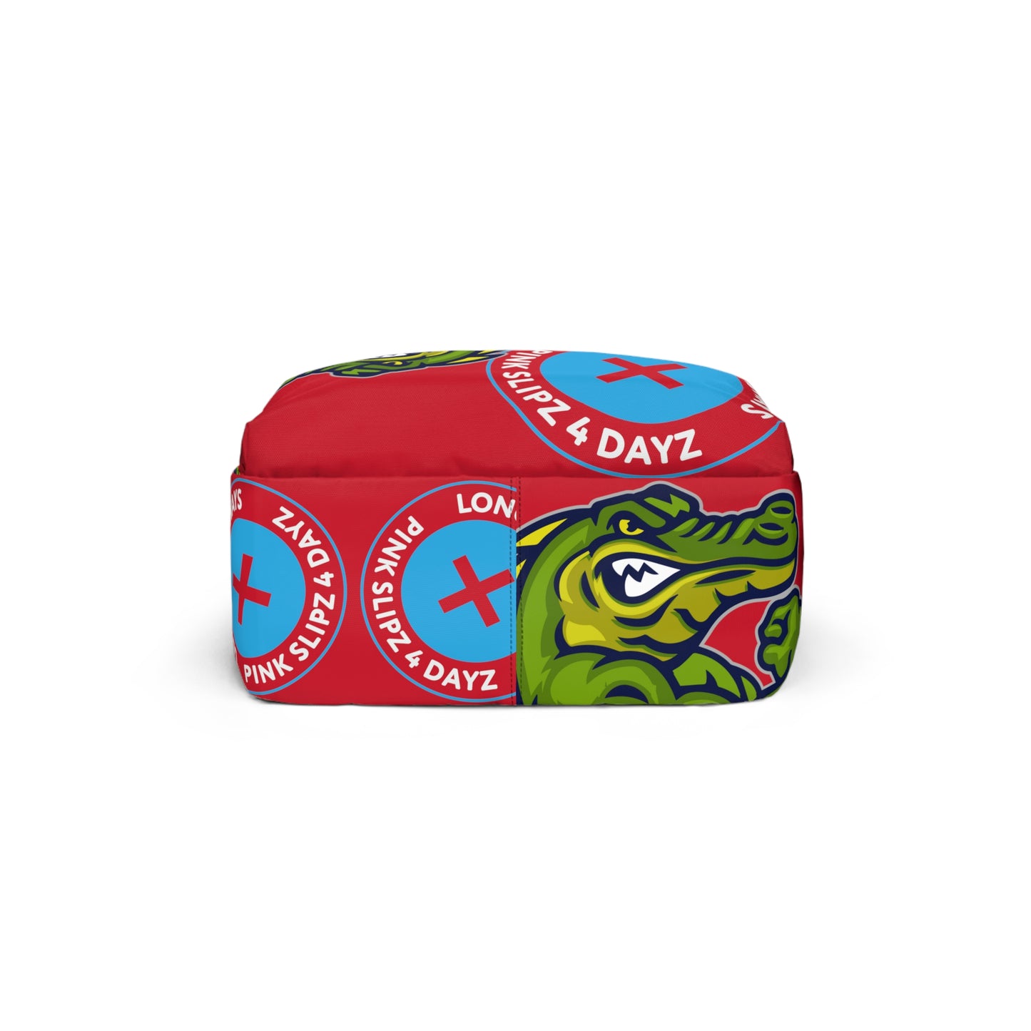 Red Flawdawear Limited Edition OG Alligator Playuz "Long Driveways + Pink Slipz 4 Dayz" Classic Backpack