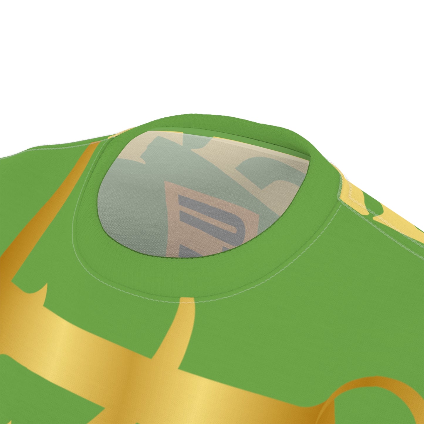 Green Gator Drip Exclusive Supa-Heavy Excess-Stunna Flex Alligator Playuz Limited Edition OG Multi-Logo Rich Daddy “Chauffeur Grip’n Grain My Chef Neck Stunt’n” Unisex Cut & Sew Playuz Tee