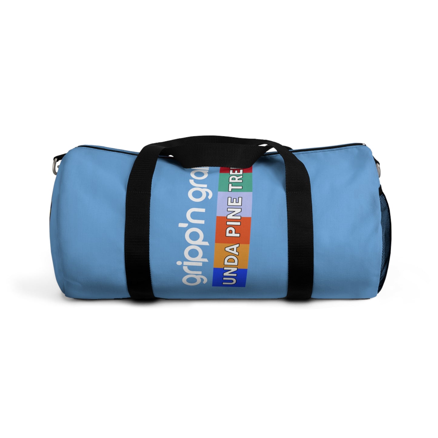 Light Blue Flawdawear Limited Edition OG Flawda Mane “Gripp’n Grain Unda Pine Tree” Duffle Playuz Bag
