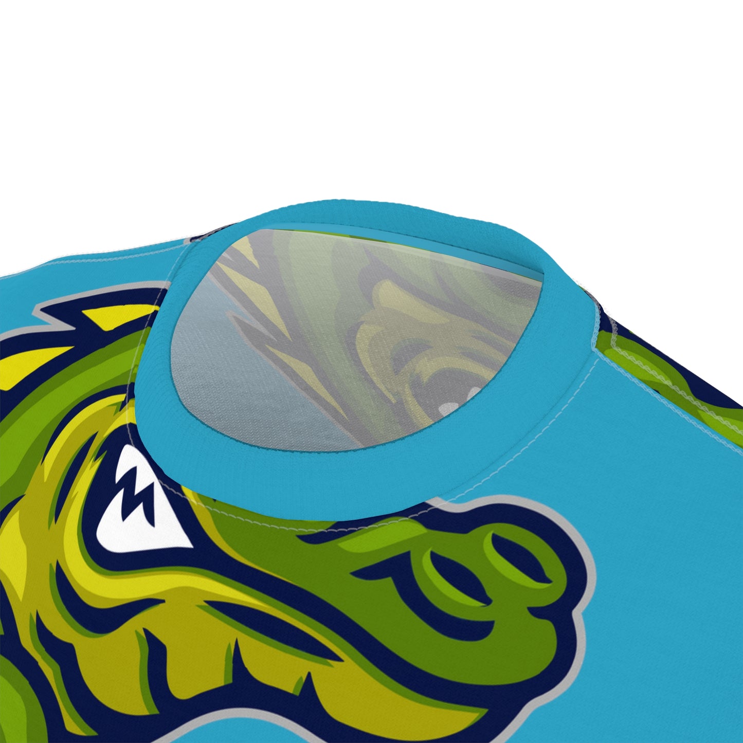 Turquoise Flawdawear Limited Edition OG Flawda Mane “Flawda Mane Rid’n Hummuz All Summa.” Unisex Cut & Sew Playuz Tee