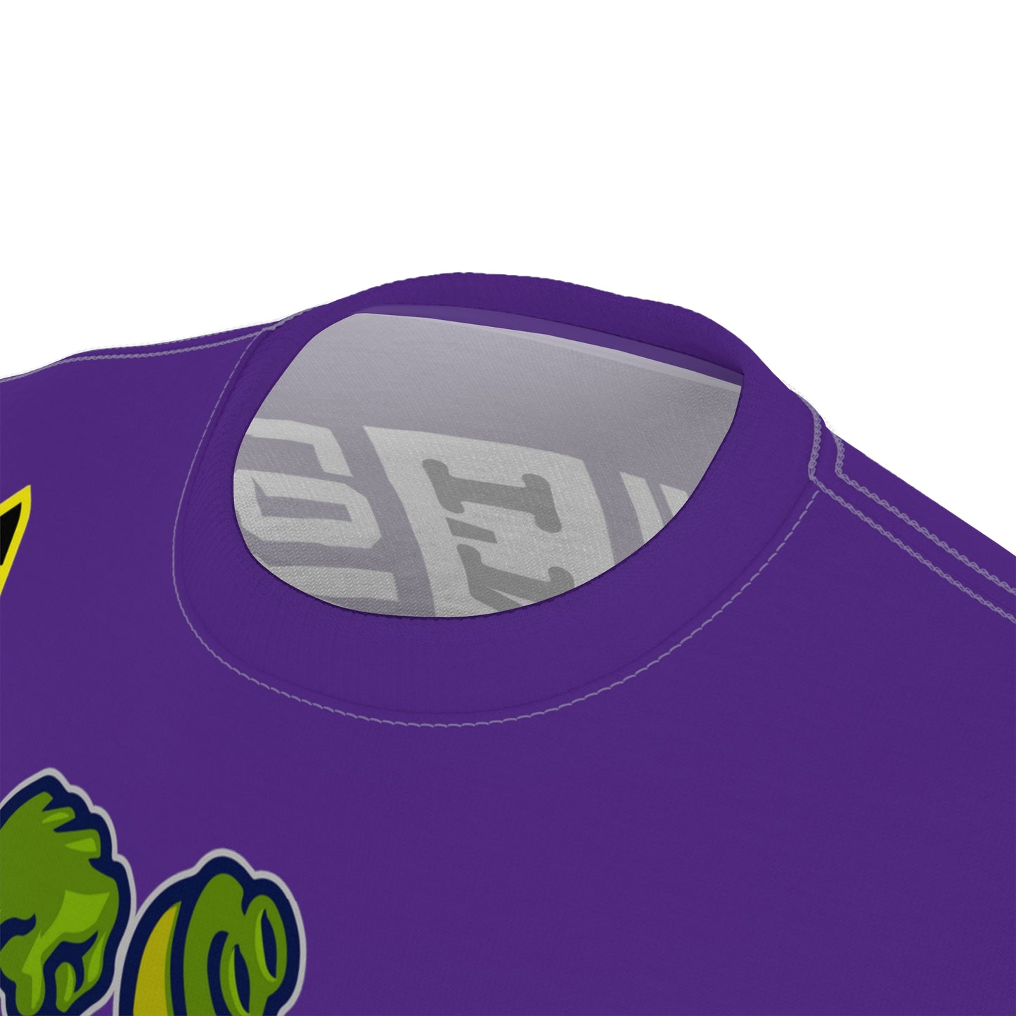 Purple Flawdawear Limited Edition OG Alligator Papuh Playuz “Long Driveways I’m Paid Every Which Way” Unisex Cut & Sew Playuz Tee