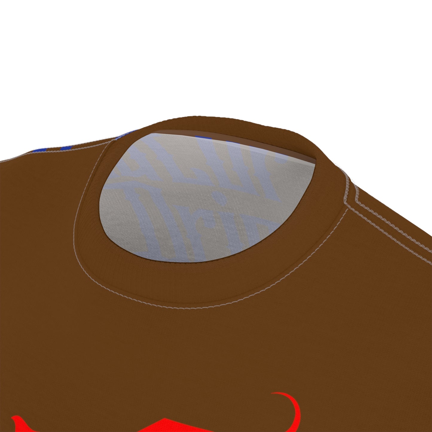 Brown Gator Drip Exclusive Supa-Heavy Excess-Stunna Flex Alligator Playuz Limited Edition OG Multi-Logo Rich Daddy “Reflection Of Tha Hatuh On My Chest B" Unisex Cut & Sew Playuz Tee