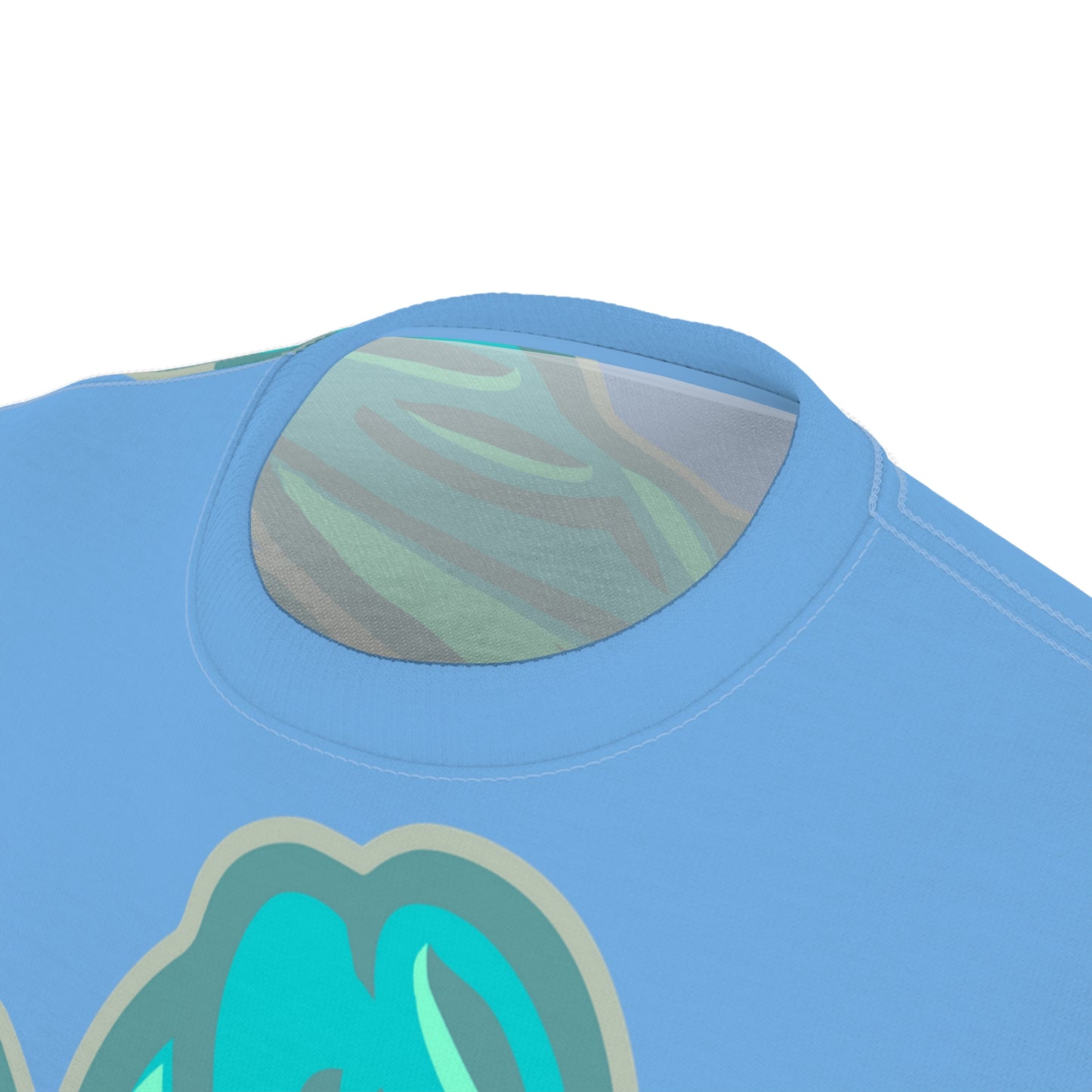 Light Blue/Mint Flawdawear Limited Edition OG Flawda Mane “From Ramen Noodles To 5 Star” Unisex Cut & Sew Playuz Tee