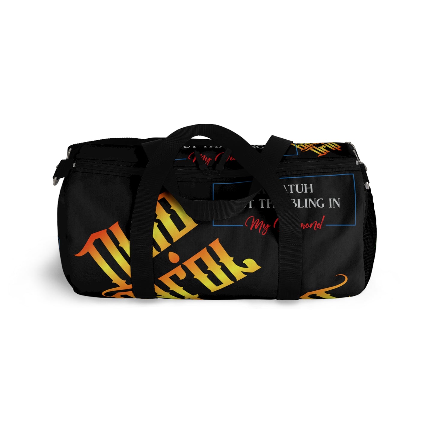 Black Gator Drip Exclusive Supa-Heavy Excess-Stunna Hypa-Flex Alligator Playuz Limited Edition OG Rich Daddy “A Hatuh Put Tha Bling In My Diamond” Duffle Playuz Bag