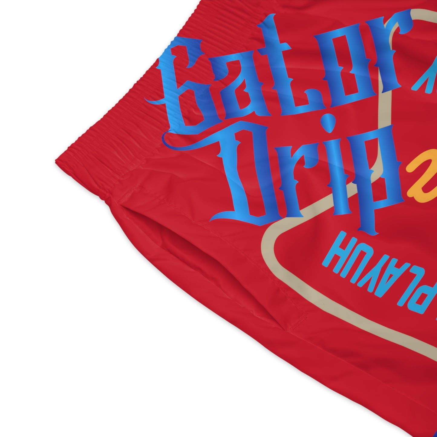 Cherry Gator Drip Exclusive Supa-Heavy Excess-Stunna Flex Alligator Playuz Limited Edition OG Multi-Logo Rich Daddy “Tha Troof Playuh Thih Tha Richest Daddy” Men’s Jogguz Playuz Shorts