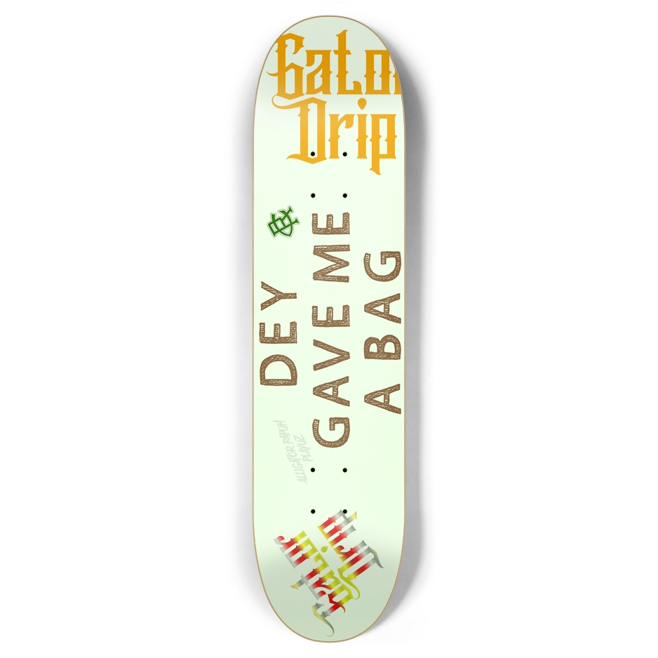 White Gator Drip 7.87 Pop “A Bag" Limited