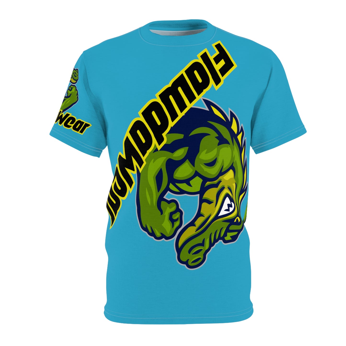 Turquoise Flawdawear Limited Edition OG Flawda Mane “Why He So Clean Is What Dey Wanna Know” Unisex Cut & Sew Playuz Tee