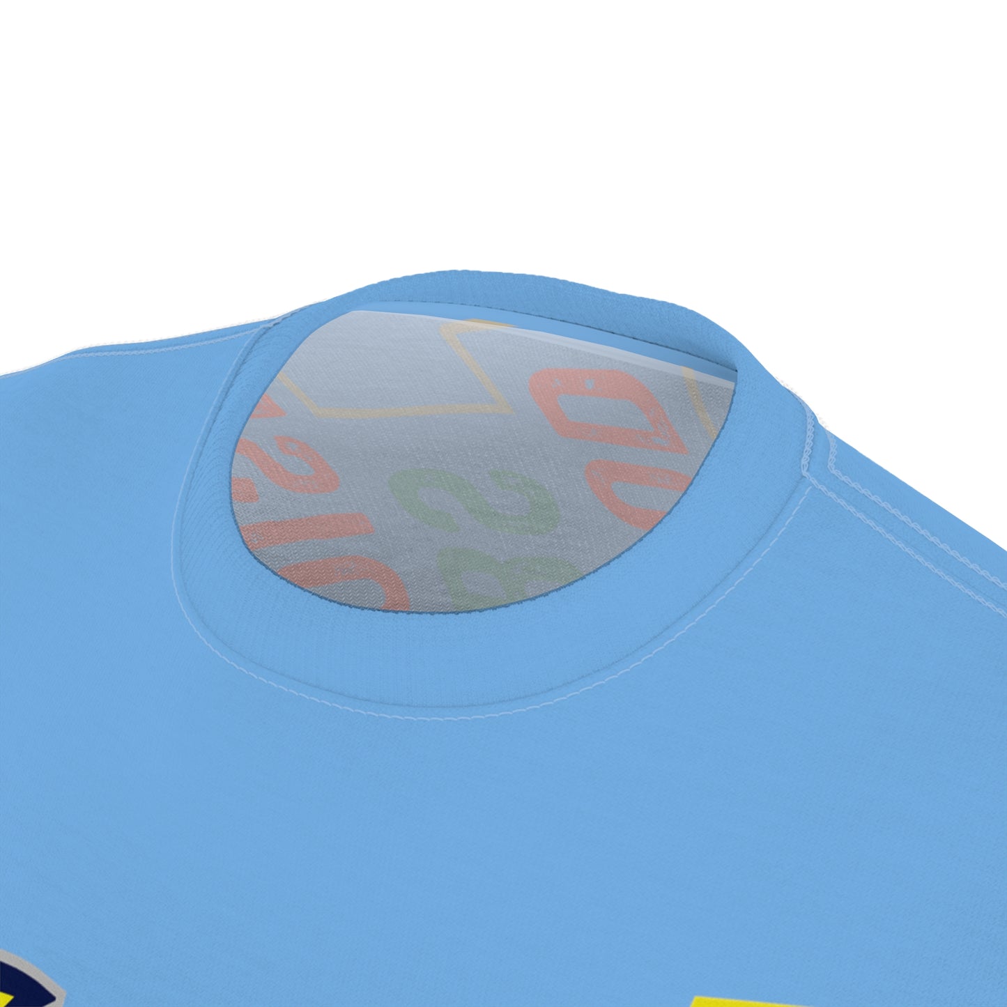 LIght Blue Flawdawear Limited Edition OG Flawda Mane “From Tha Hood 2 Tha Burbs We Mak’n Noise” Unisex Cut & Sew Playuz Tee