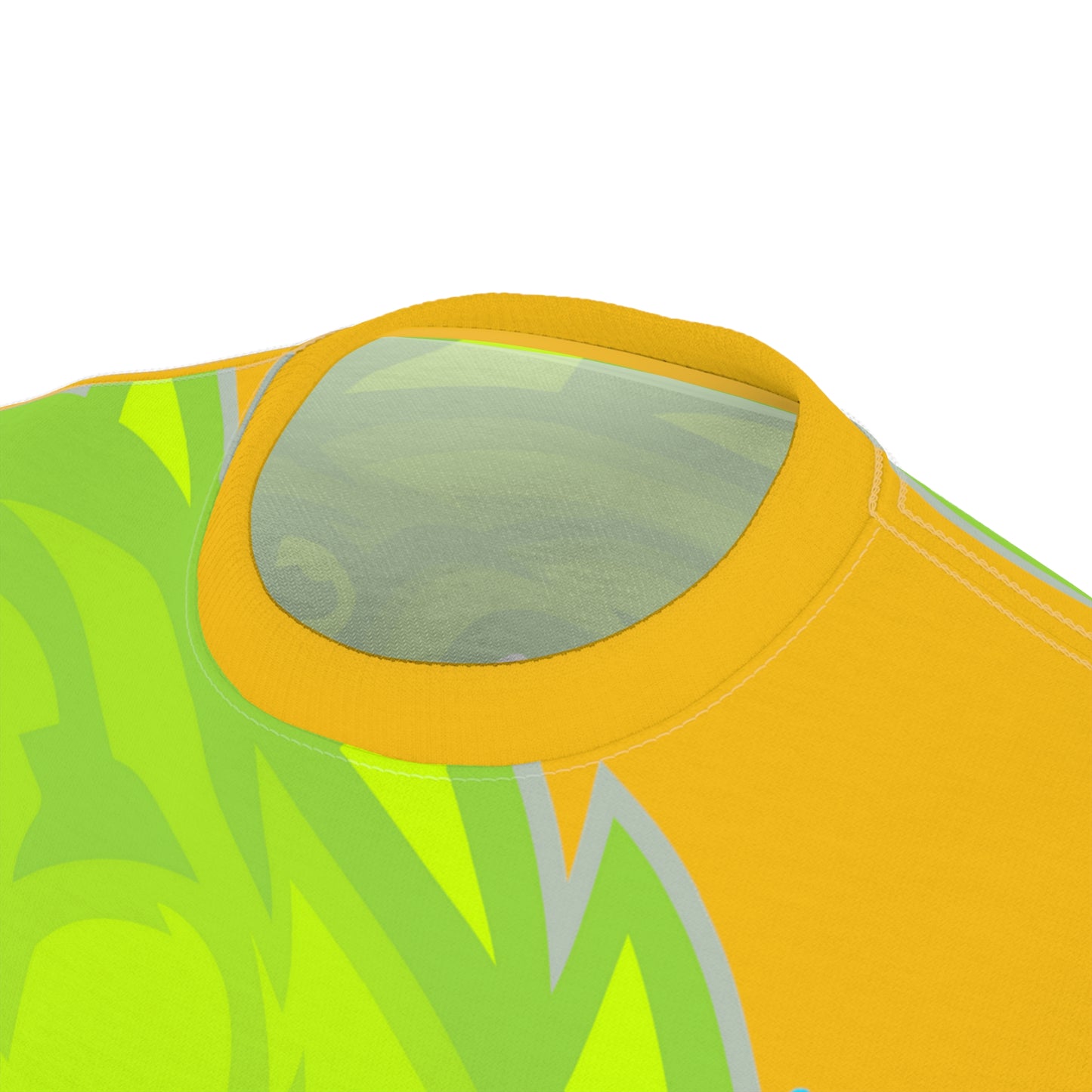 Yellow/Lime Flawdawear Limited Edition OG Alligator Playuz “Flawda Mane Put Dat Smoke On You” Unisex Cut & Sew Playuz Tee