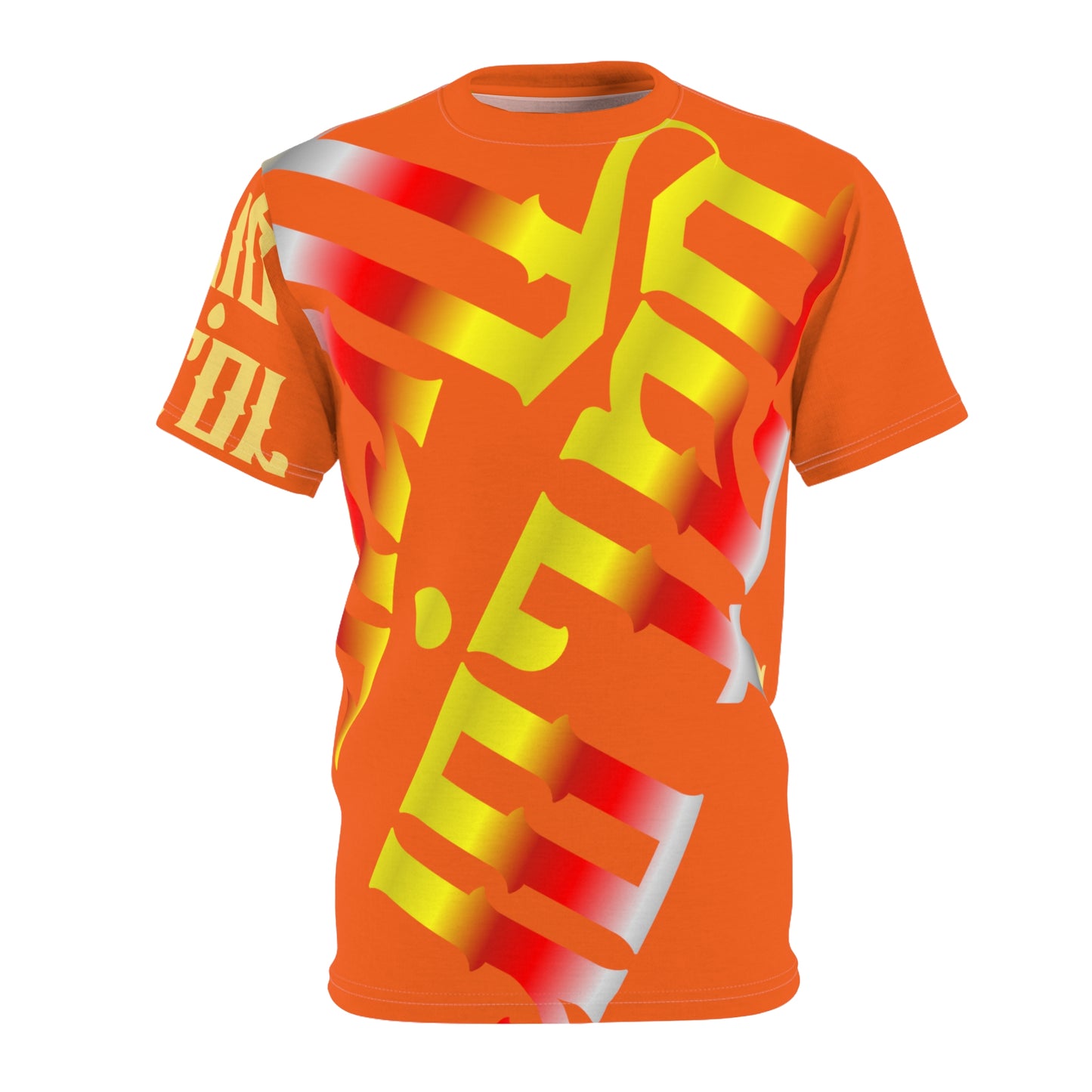 Orange Gator Drip Exclusive Supa-Heavy Excess-Stunna Flex Alligator Playuz Limited Edition OG Multi-Logo Rich Daddy “Anyway White Baby You Can Call Me Papuh Hemingway” Unisex Cut & Sew Playuz Tee