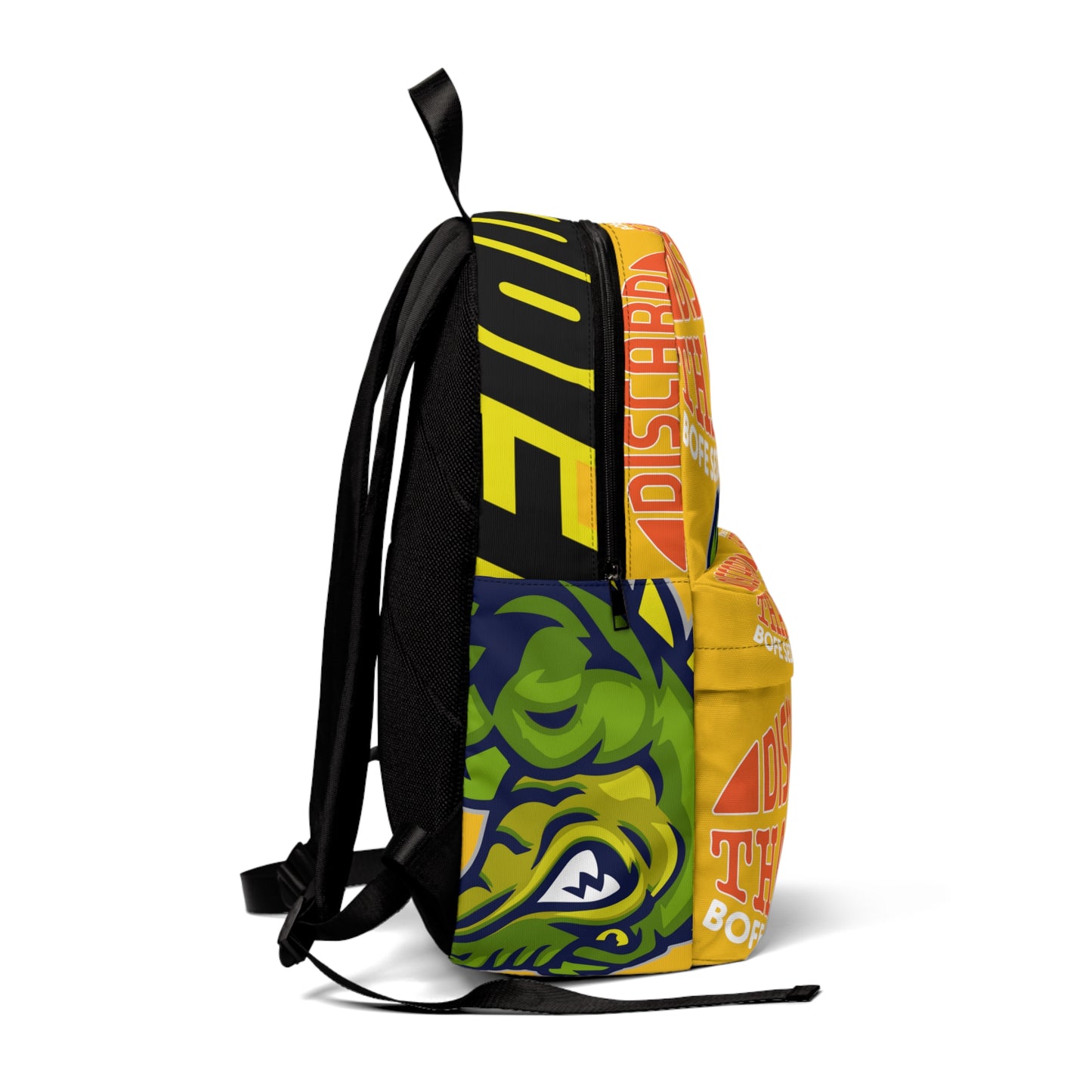 Yellow Flawdawear Limited Edition OG Alligator Playuz "Discard Tha Roof Bofe Sedan N' Coupe" Classic Backpack