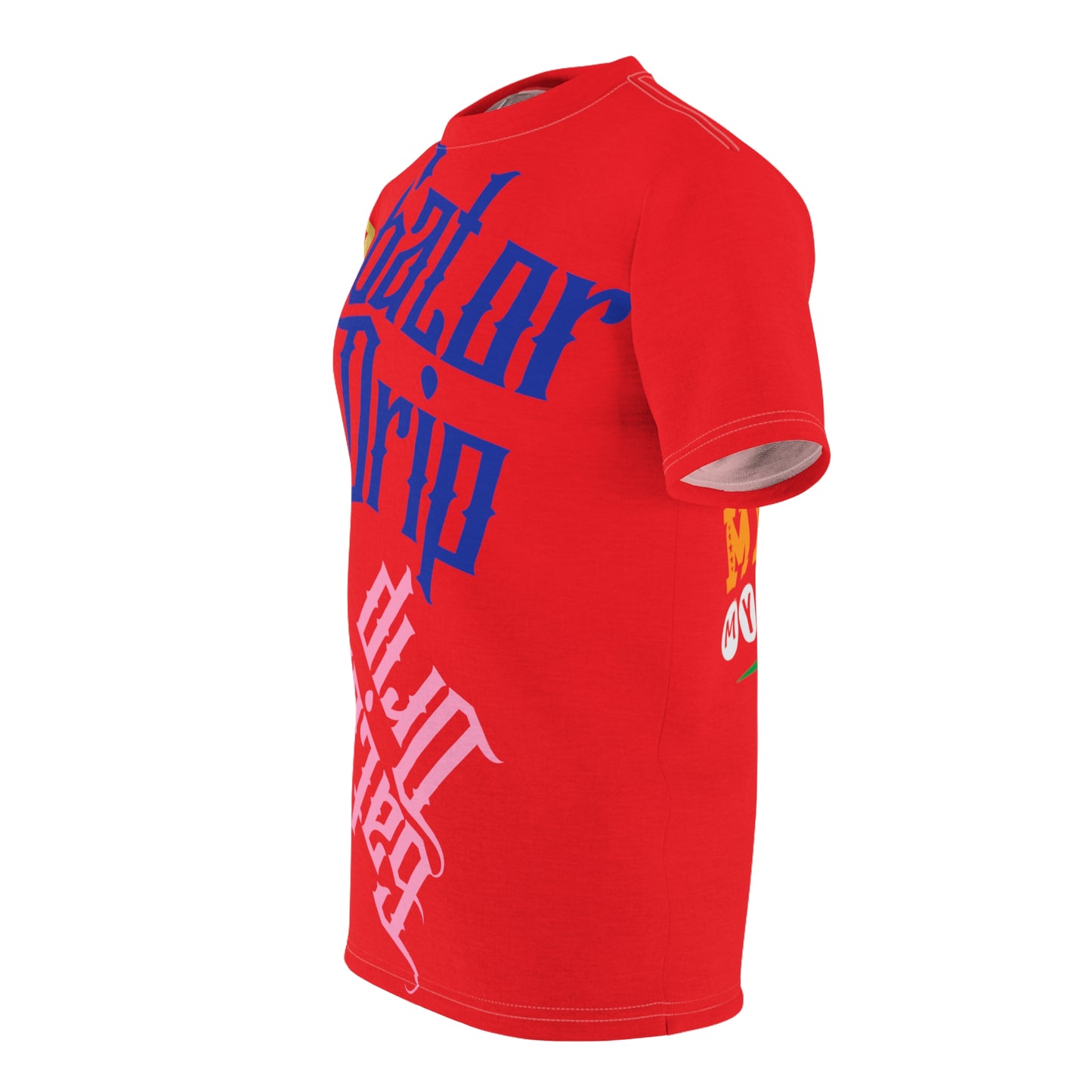 Red Gator Drip Exclusive Supa-Heavy Excess-Stunna Flex Alligator Playuz Limited Edition OG Multi-Logo Rich Daddy “Shin’n Frum My Toes 2 My Fitted" Unisex Cut & Sew Playuz Tee