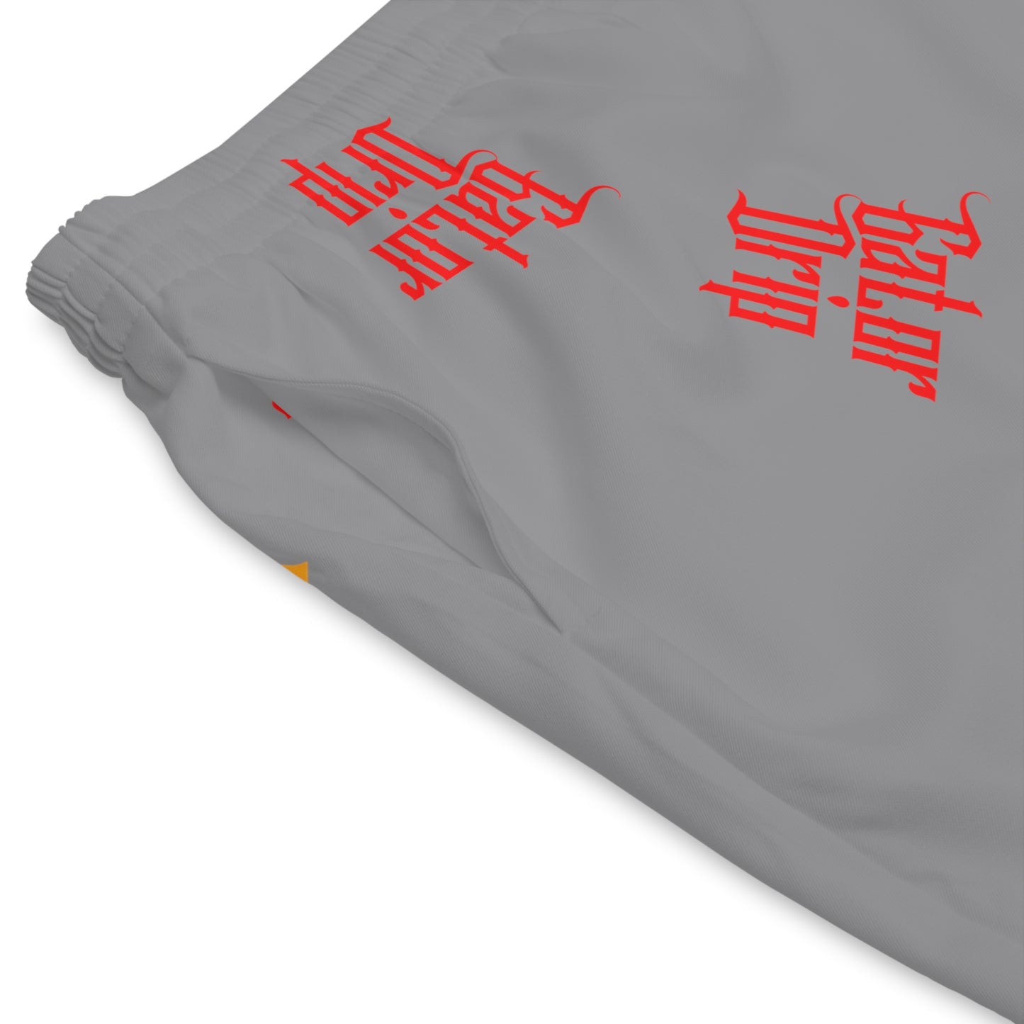 Gray Gator Drip Exclusive Supa-Heavy Excess-Stunna Hypa-Flex Men’s Elastic Beach Playuz Shorts