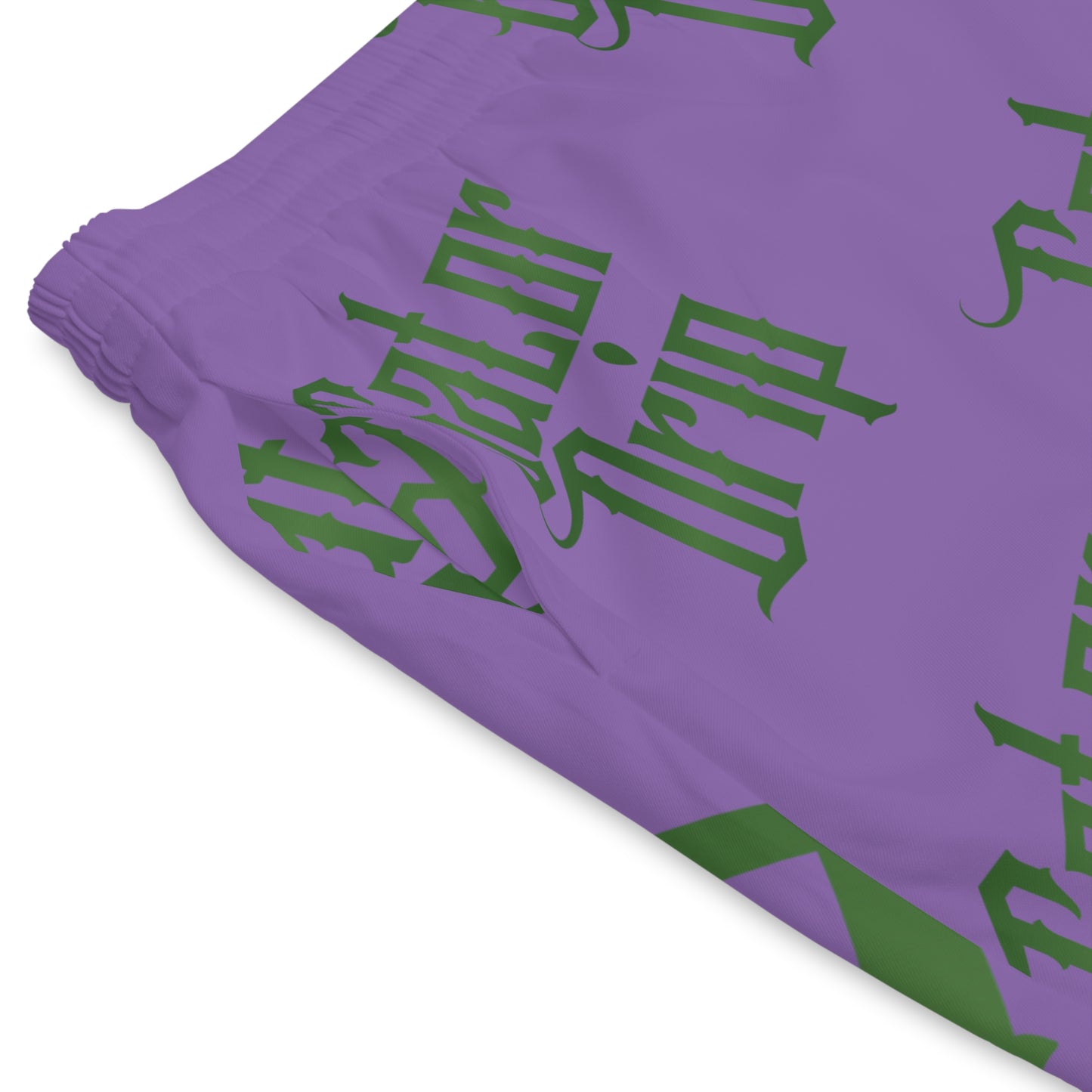 Light Purple Gator Drip Exclusive Supa-Heavy Excess-Stunna Hypa-Flex Limited Edition OG Rich Daddy "Joel Papuh Got Osteen Bags" Men's Elastic Beach Playuz Shorts