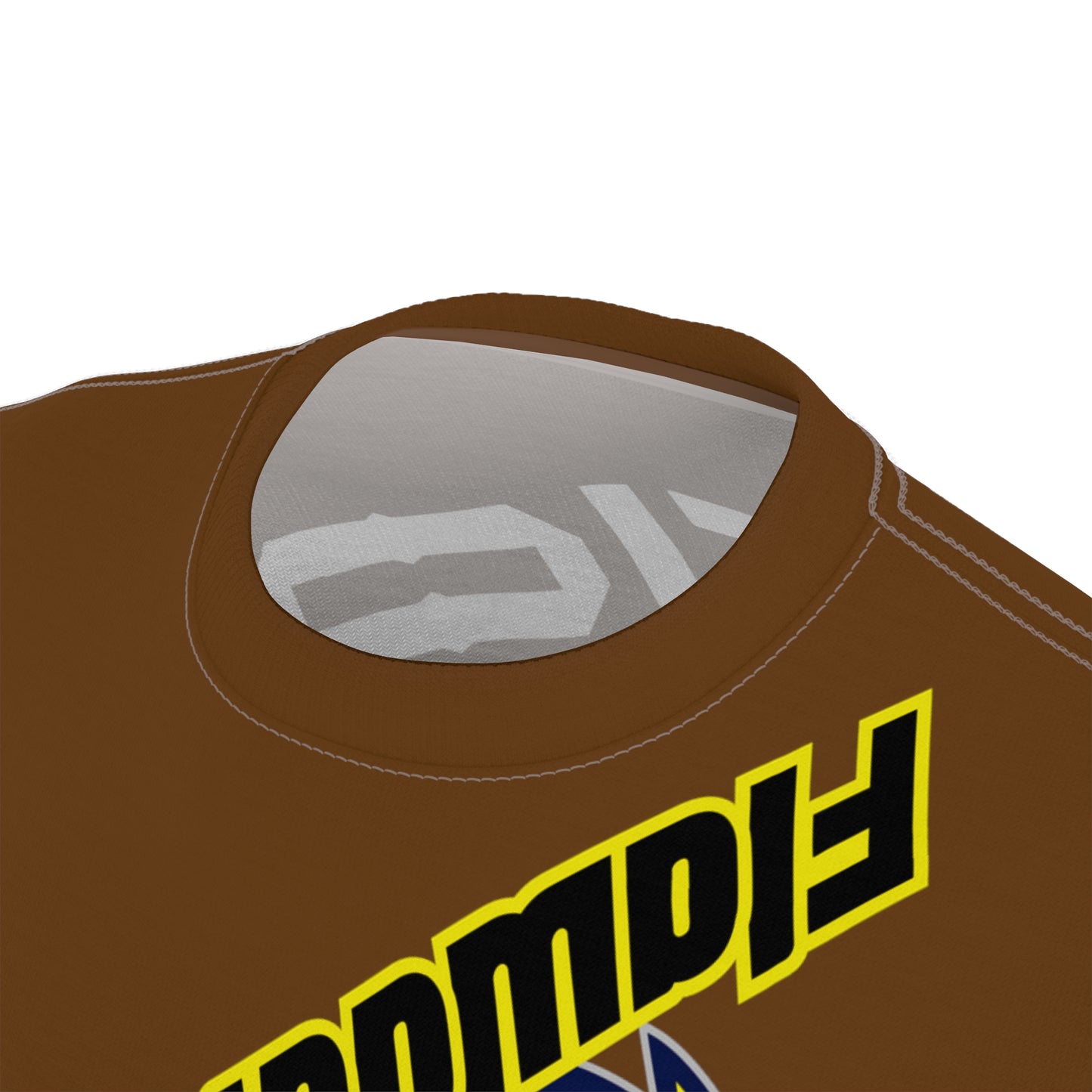 Brown Flawdawear Flawda Mane “On A Lake Wit Tha Skis” Limited Edition OG Unisex Cut & Sew Playuz Tee