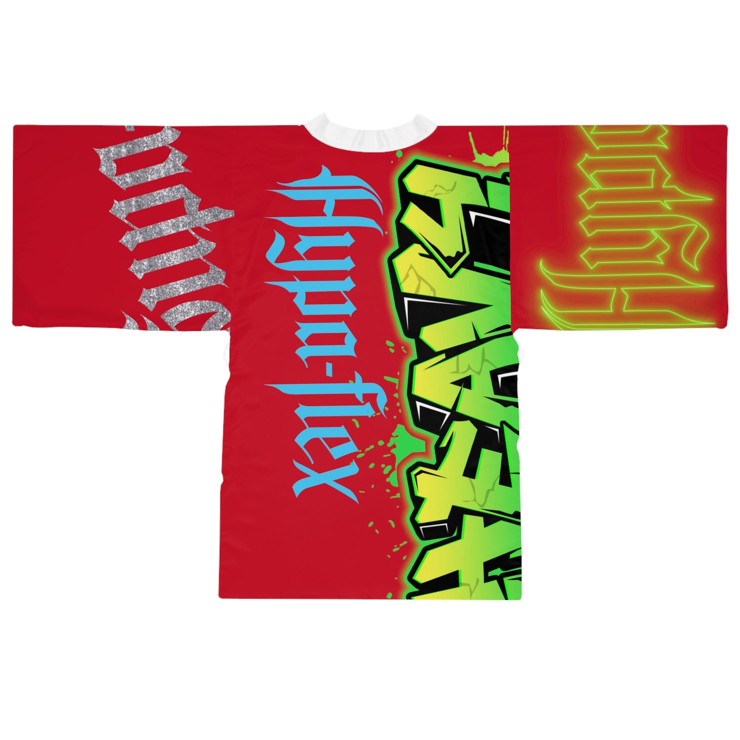 Dark Red Gator Drip Exclusive Supa-Heavy Excess-Stunna Hypa-Flex Limited Edition OG "Excess-Stunna Collection" Long Sleeve Kimono Playuz Robe