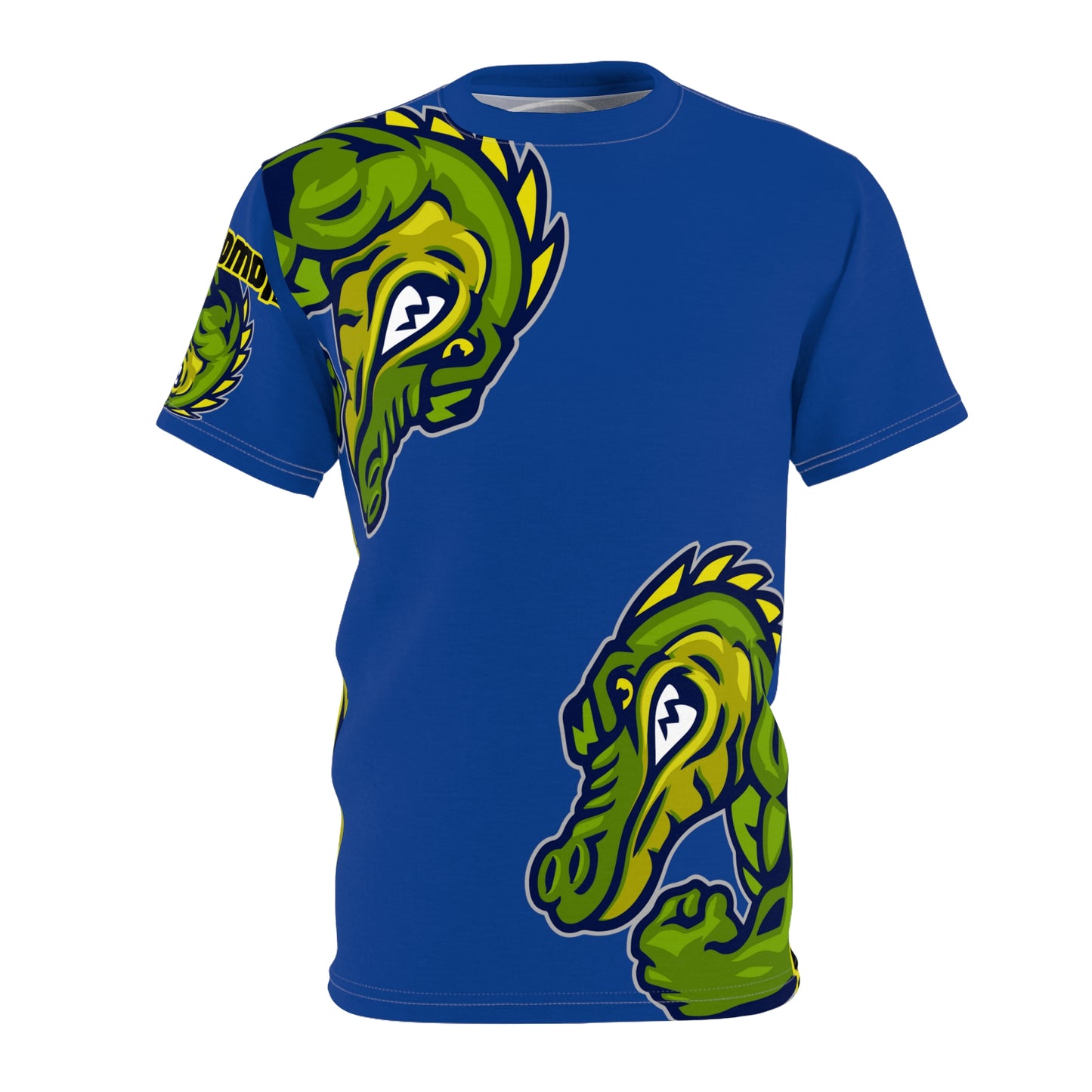 Dark Blue Flawdawear Limited Edition OG Alligator Papuh Playuz “Cakewood Tha Game” Unisex Cut & Sew Playuz Tee