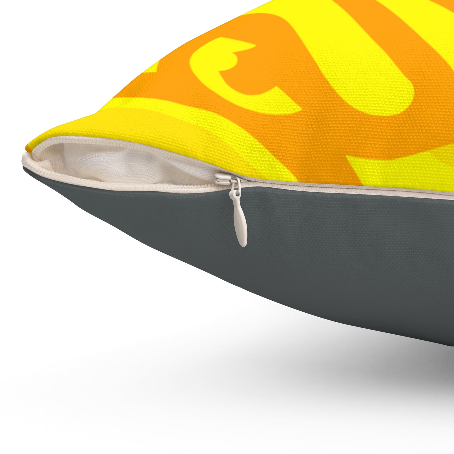 Dark Grey Flawdawear Limited Edition OG Alligator Playuz “All We Do Iz Get Shit Finished”” Spun Polyester Square Playuz Pillow