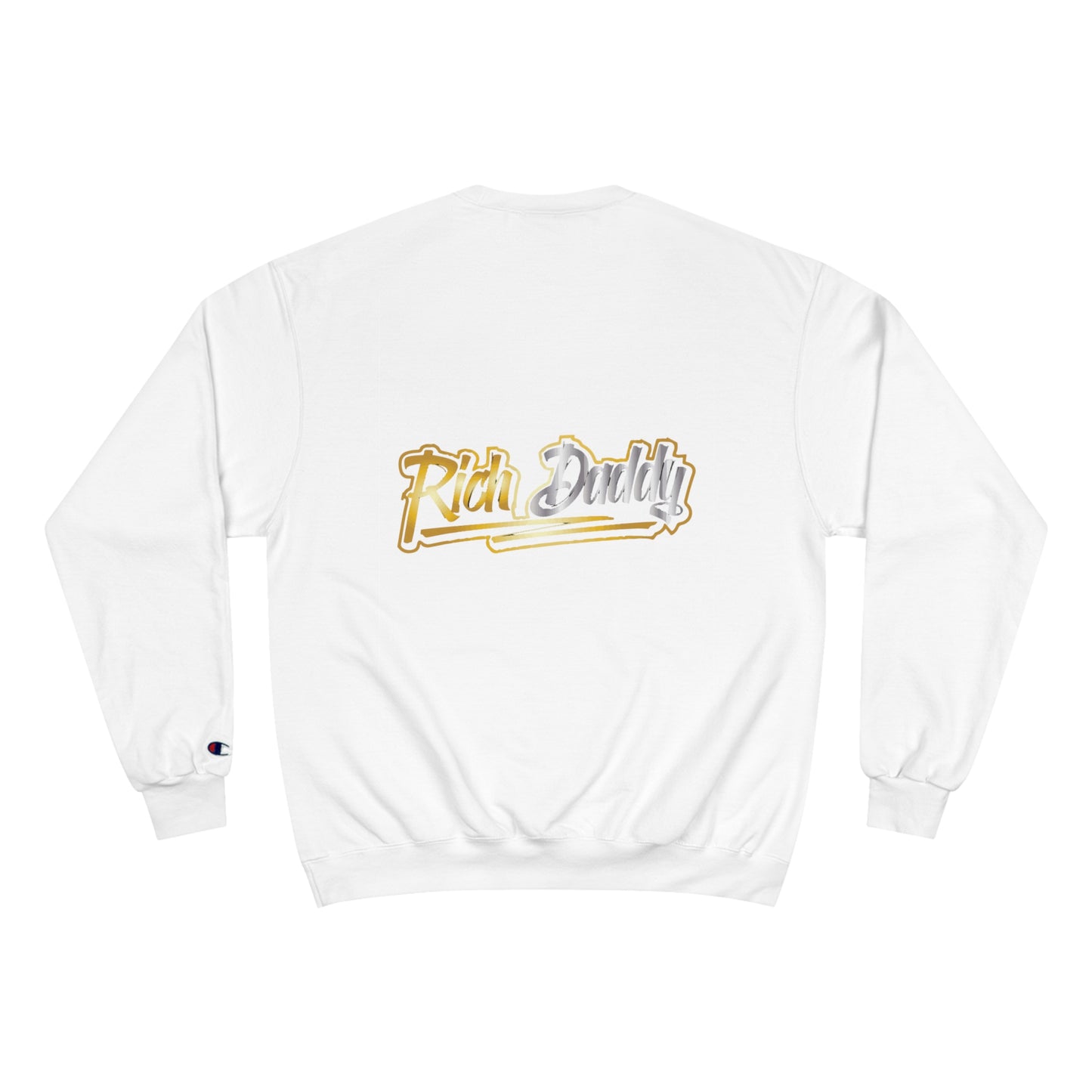 White Gator Drip Exclusive Supa-Heavy Excess-Stunna Hypa-Flex Limited Edition OG Rich Daddy "All White Collection" x Champion Playuz Sweatshirt