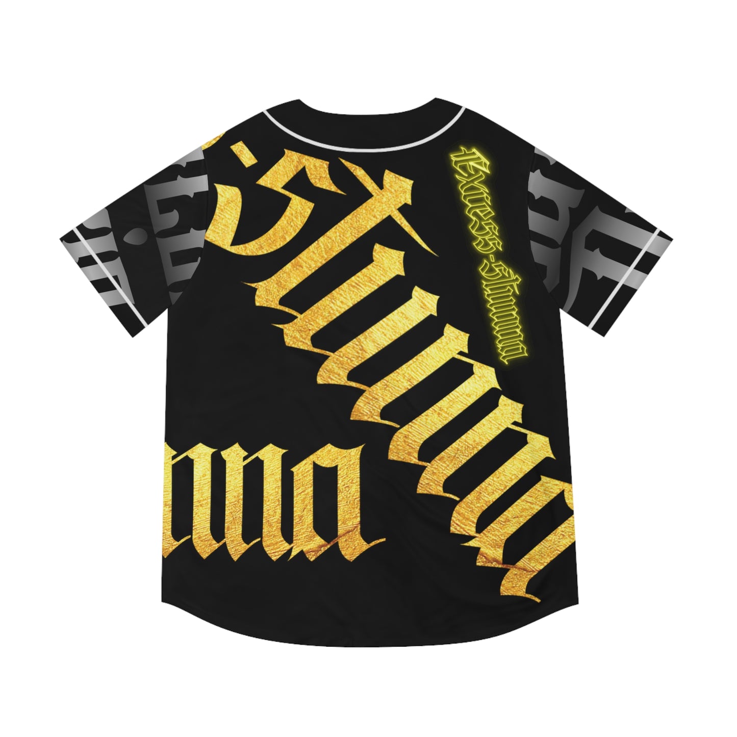 Black Gator Drip Exclusive Supa-Heavy Excess-Stunna Hypa-Flex Limited Edition OG “Excess-Stunna Collection” Men's Baseball Playuz Jersey