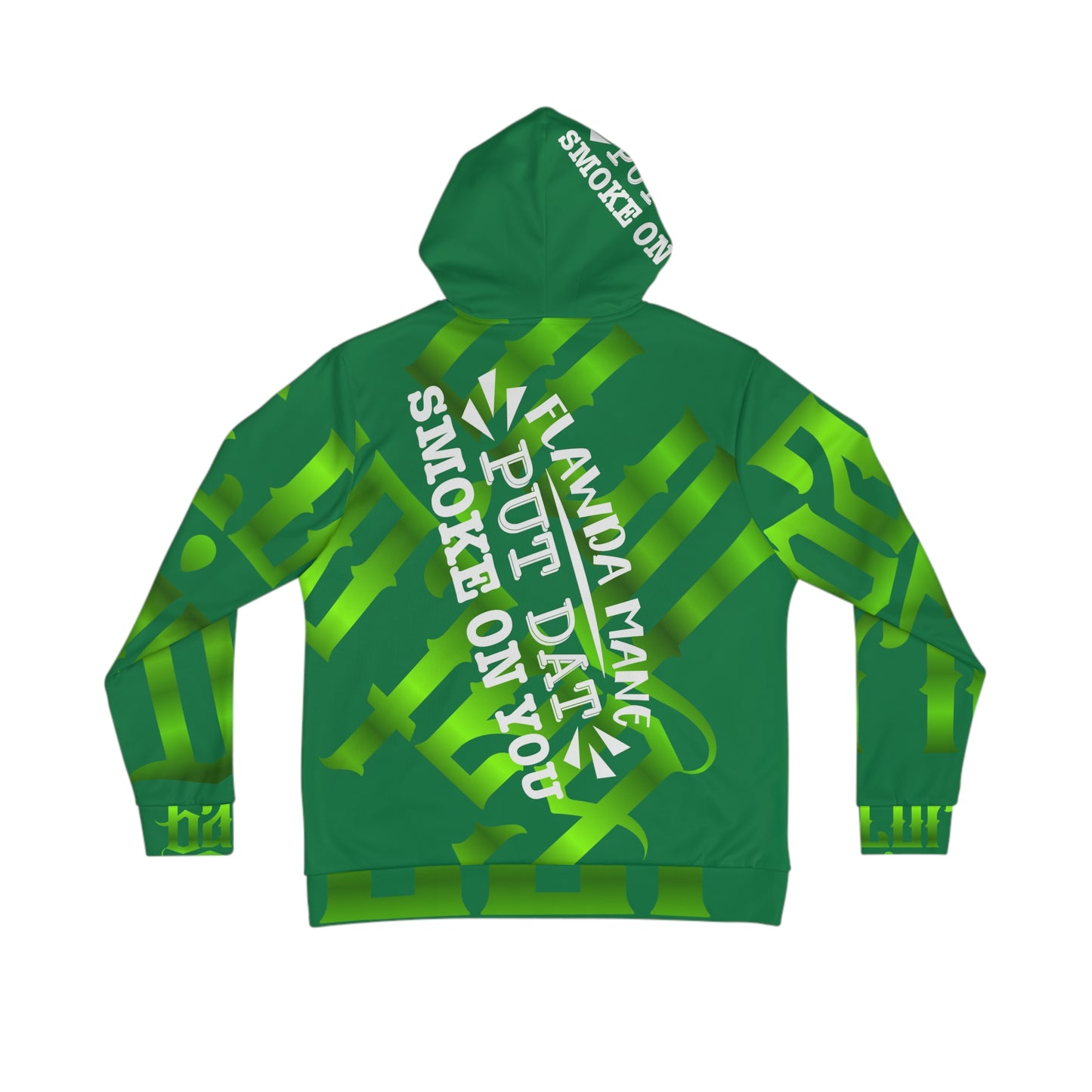 Green Gator Drip Exclusive Supa-Heavy Excess-Stunna Hypa-Flex Limited Edition OG Alligator Playuz “Flawda Mane Put Dat Smoke On You” Men’s Playuz Sweatshirt