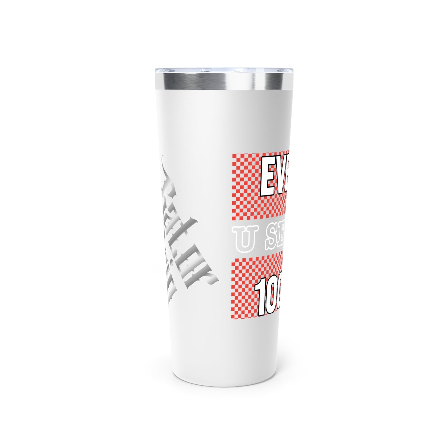 Red Gator Drip Exclusive Supa-Heavy Excess-Stunna Hypa-Flex Limited Edition OG Rich Daddy "Everytime U See Me I'm 100k Richa" Copper Vacuum Insulated Playuz Tumbler, 22 oz