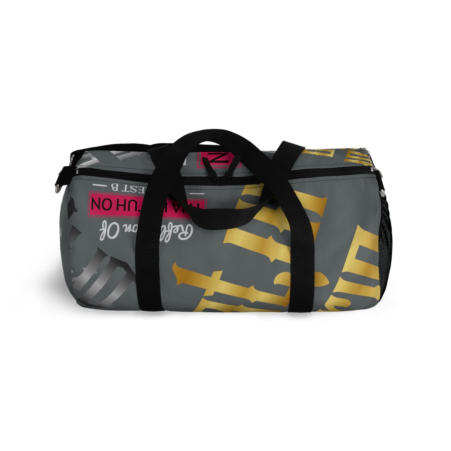 Dark Grey Gator Drip Exclusive Supa-Heavy Excess-Stunna Hypa-Flex Alligator Playuz Limited Edition OG Rich Daddy “Reflection Of Tha Hatuh On My Chest B” Duffle Playuz Bag Bag