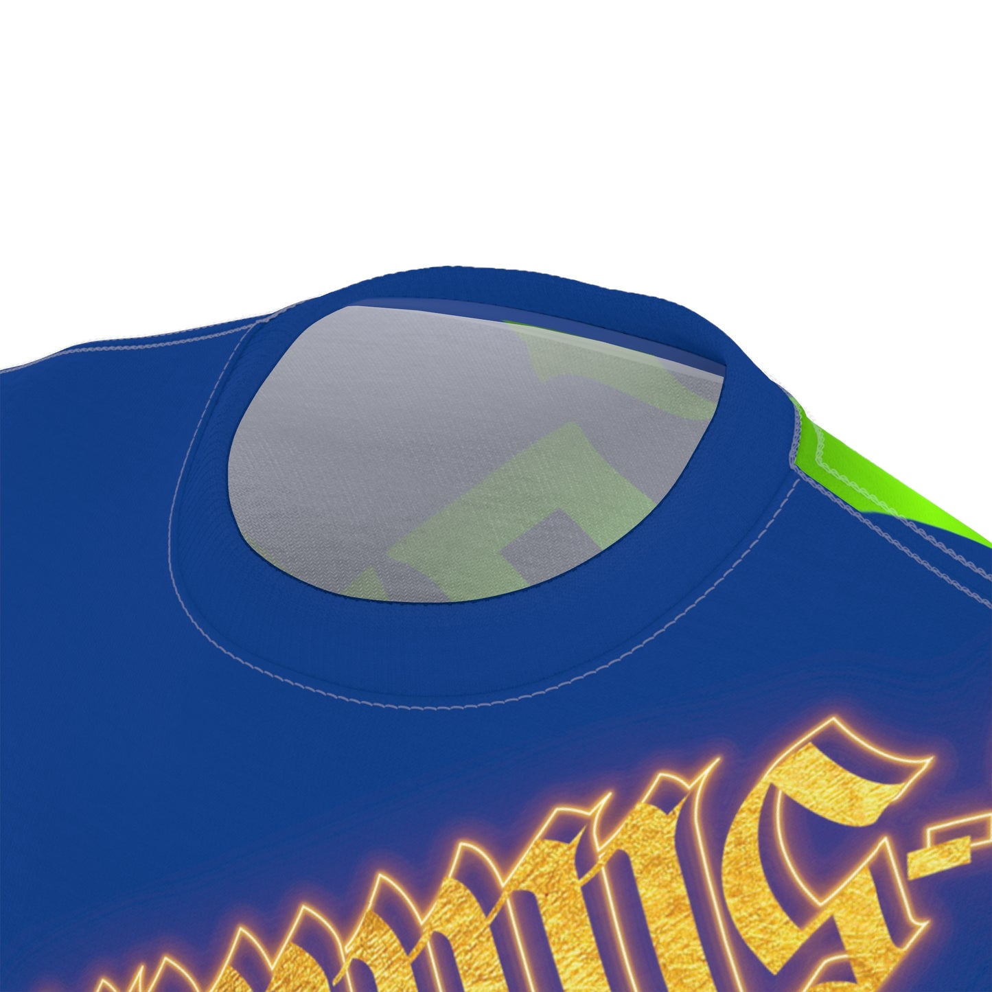 Dark Blue Gator Drip Exclusive Supa-Heavy Excess-Stunna Hypa-Flex Limited Edition OG "Excess-Stunna Collection" Unisex Cut & Sew Tee