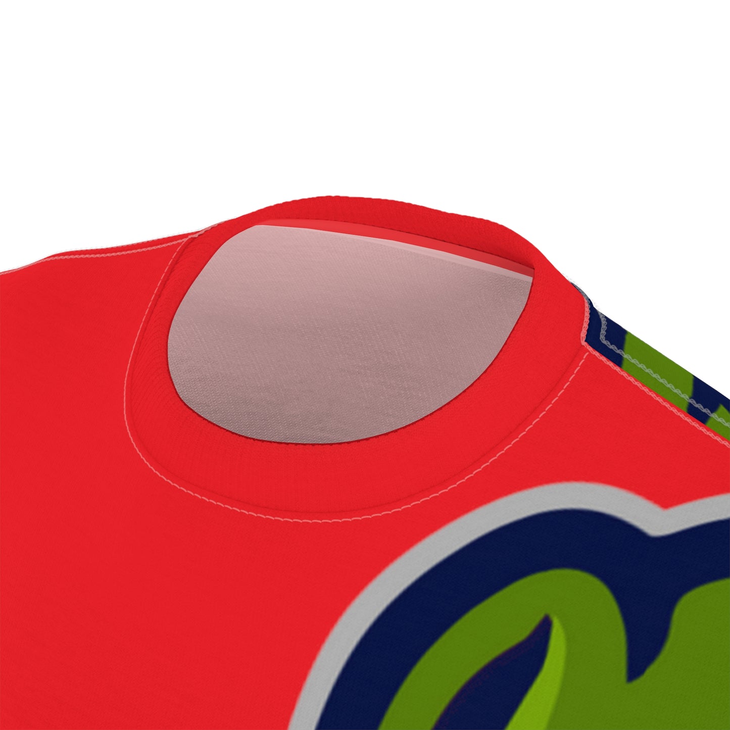 Red Flawdawear Limited Edition OG Flawda Mane “Shak’n Glass Up In MY Candy Toy” Unisex Cut & Sew Playuz Tee