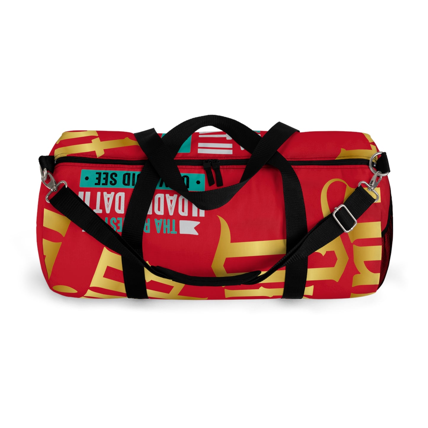 Red Gator Drip Exclusive Supa-Heavy Excess-Stunna Hypa-Flex Alligator Playuz Limited Edition OG Rich Daddy “Tha Richest Daddy Dat U Eva Did See” Large Duffle Playuz Bag