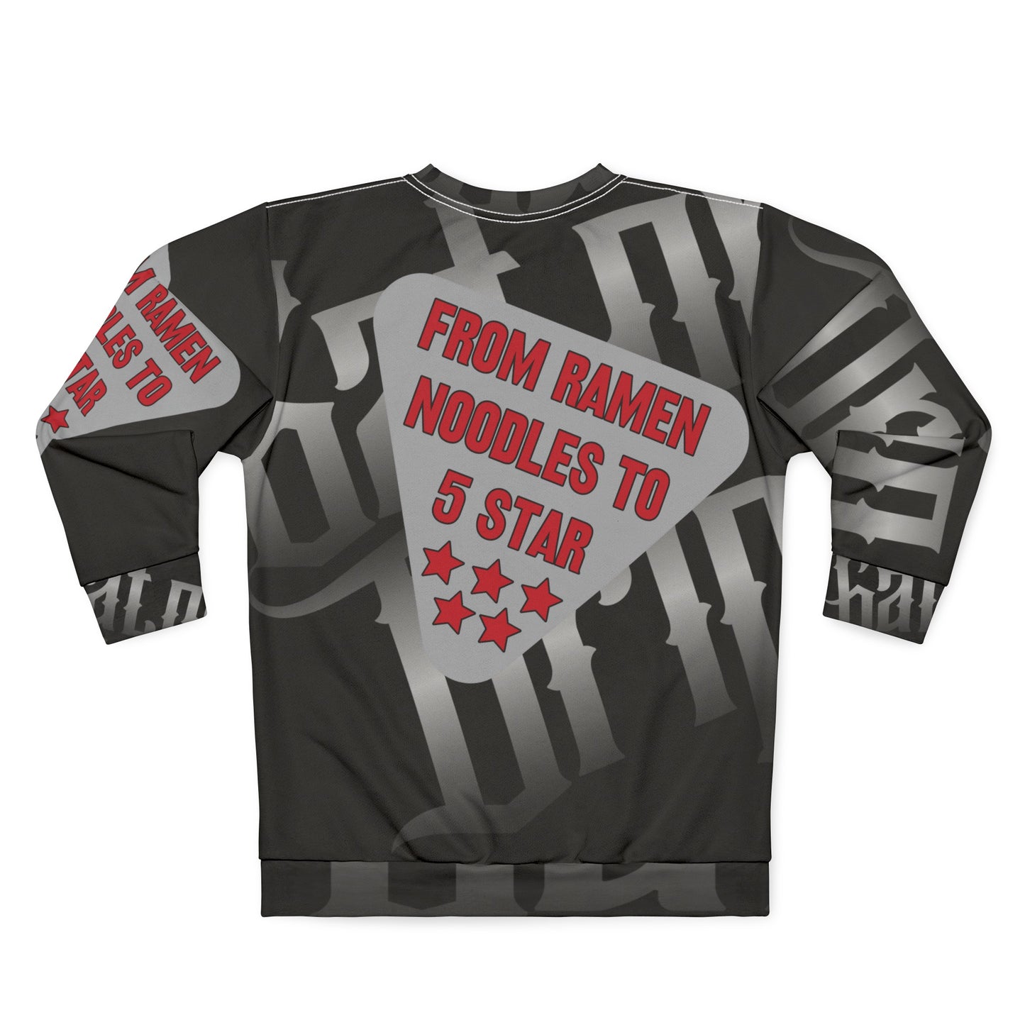 Black Gator Drip Exclusive Supa-Heavy Excess-Stunna Hypa-Flex Limited Edition OG Flawda Mane “From Ramen Noodles To 5 Star" Unisex Playuz Sweatshirt