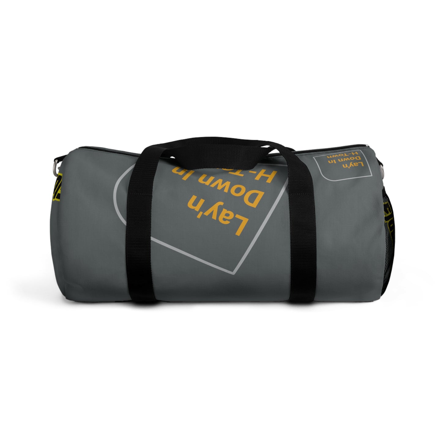 Dark Grey Flawdawear Limited Edition OG Flawda Mane “Lay’n Down In H-Town” Duffle Playuz Bag