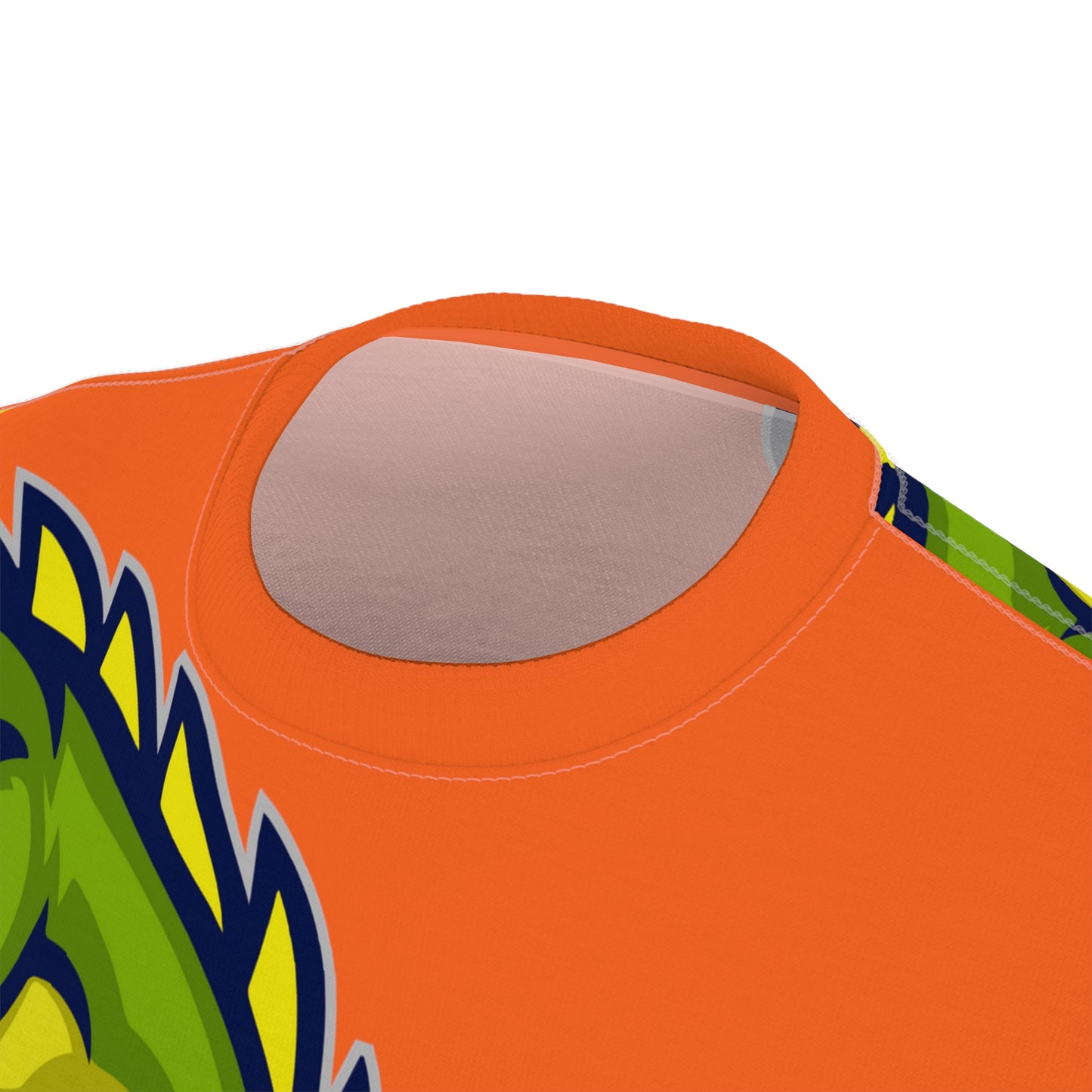 Orange Flawdawear Limited Edition OG Flawda Mane “Why He So Clean Is What Dey Wanna Know” Unisex Cut & Sew Playuz Tee