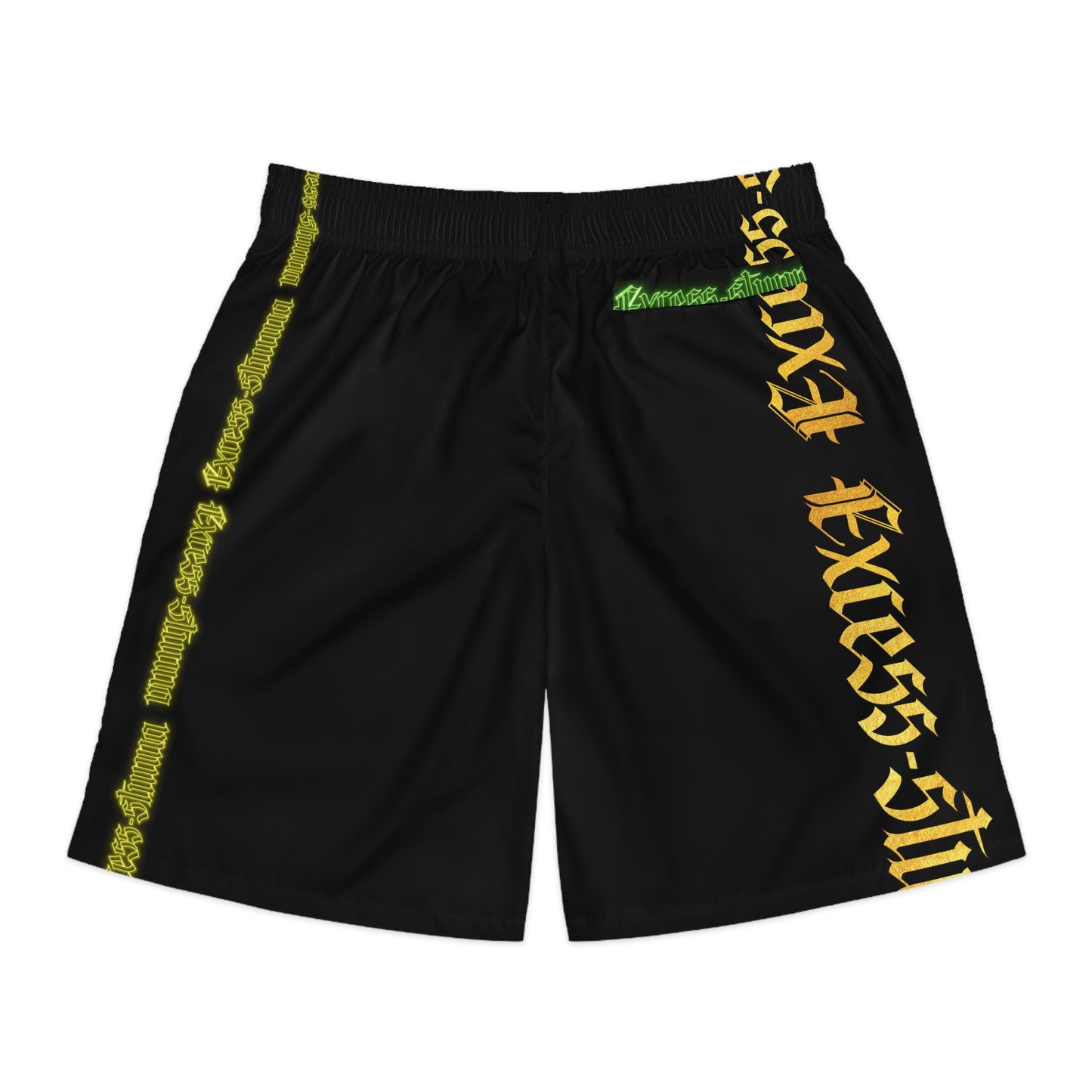 Black Gator Drip Exclusive Supa-Heavy Excess-Stunna Hypa-Flex Limited Edition OG “Excess-Stunna Collection” Men's Jogguz Playuz Shorts