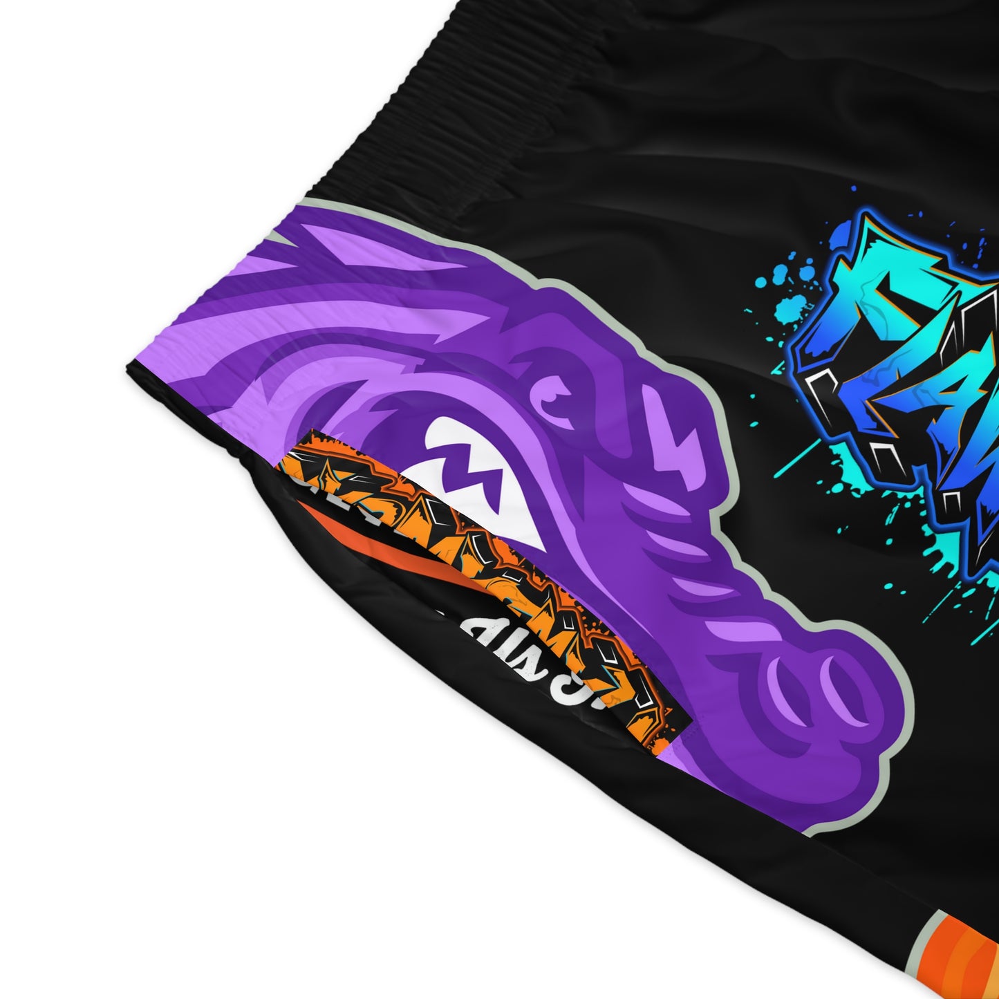 Black Flawdawear Limited Edition OG Rich Daddy “Will We Do A Show Gladly But U Gotta Pay Us In Bags G” Men’s Jogguz Playuz Shorts