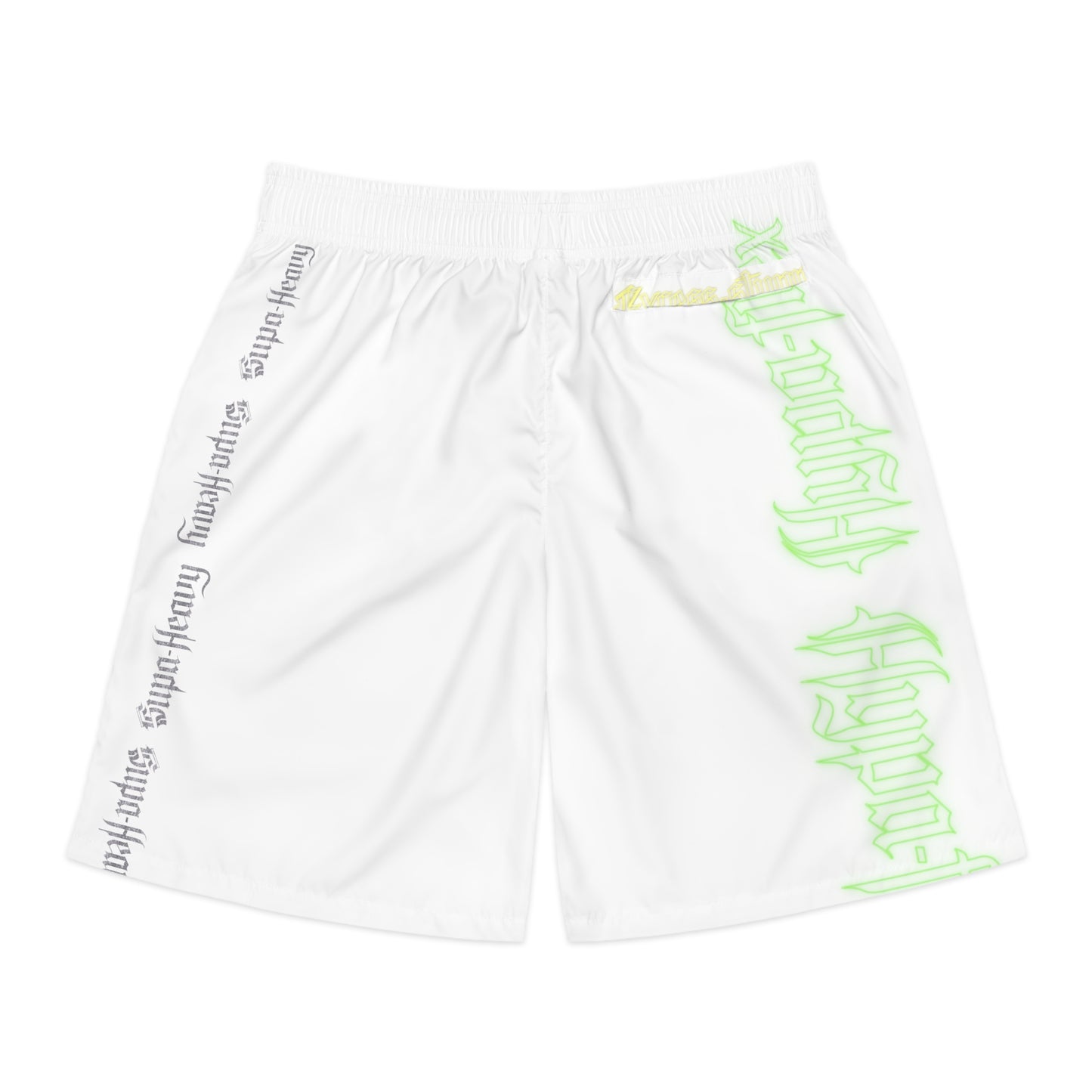 White Gator Drip Exclusive Supa-Heavy Excess-Stunna Hypa-Flex Limited Edition OG “Excess-Stunna Collection” Men's Jogguz Playuz Shorts