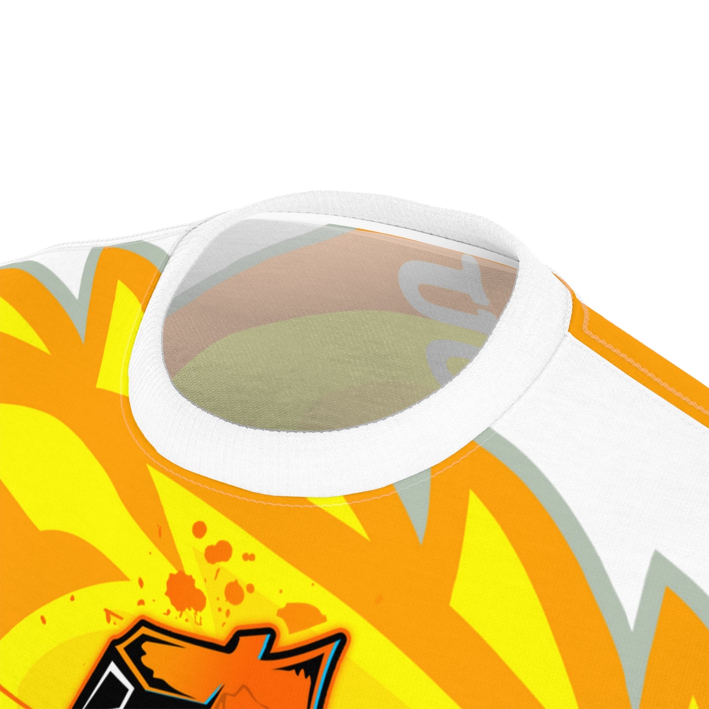 White/Yellow Flawdawear Limited Edition OG Alligator Playuz “Flawda Mane Put Dat Smoke On You” Unisex Cut & Sew Playuz Tee