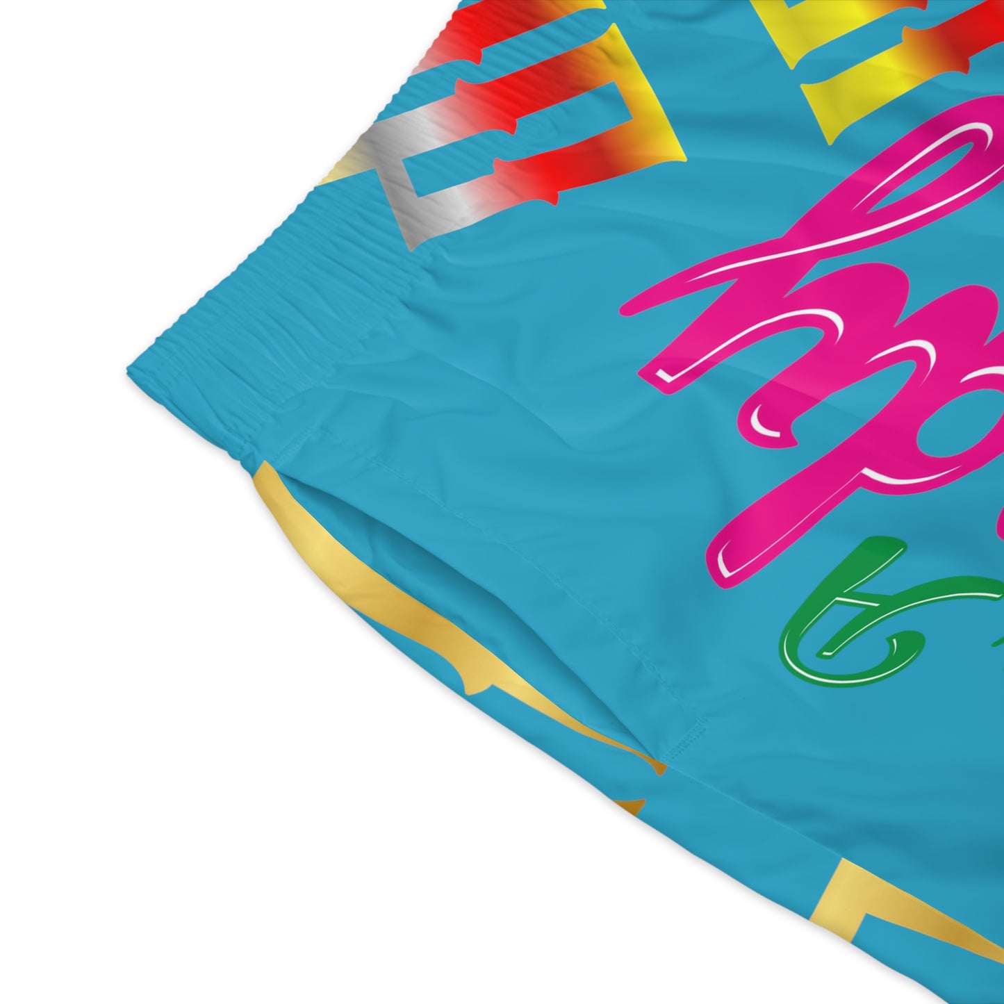 Turquoise Gator Drip Exclusive Supa-Heavy Excess-Stunna Flex Alligator Playuz Limited Edition OG Multi-Logo Flawda Mane “In A Candy Coated Ride” Men’s Jogguz Playuz Shorts