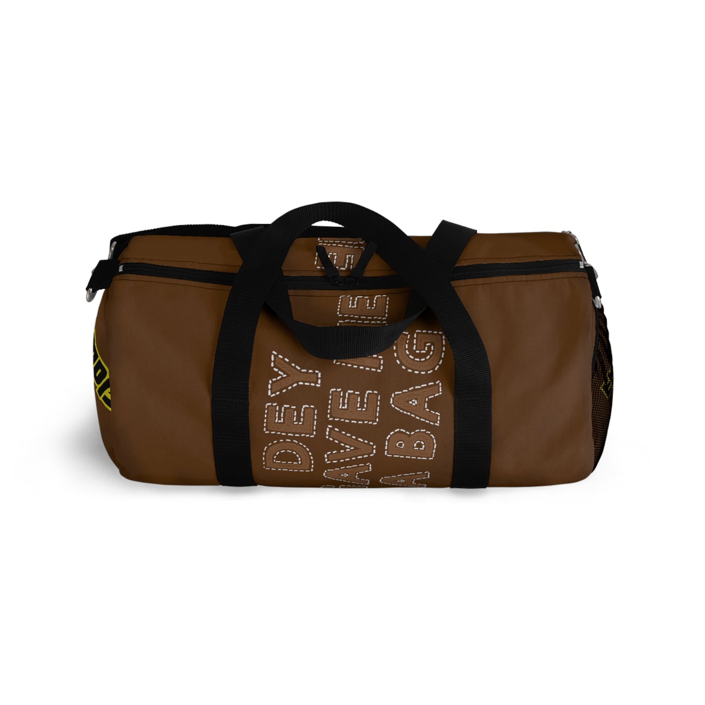 Brown Flawdawear Limited Edition OG Alligator Papuh Playuz “Dey Gave Me A Bag” Duffle Playuz Bag