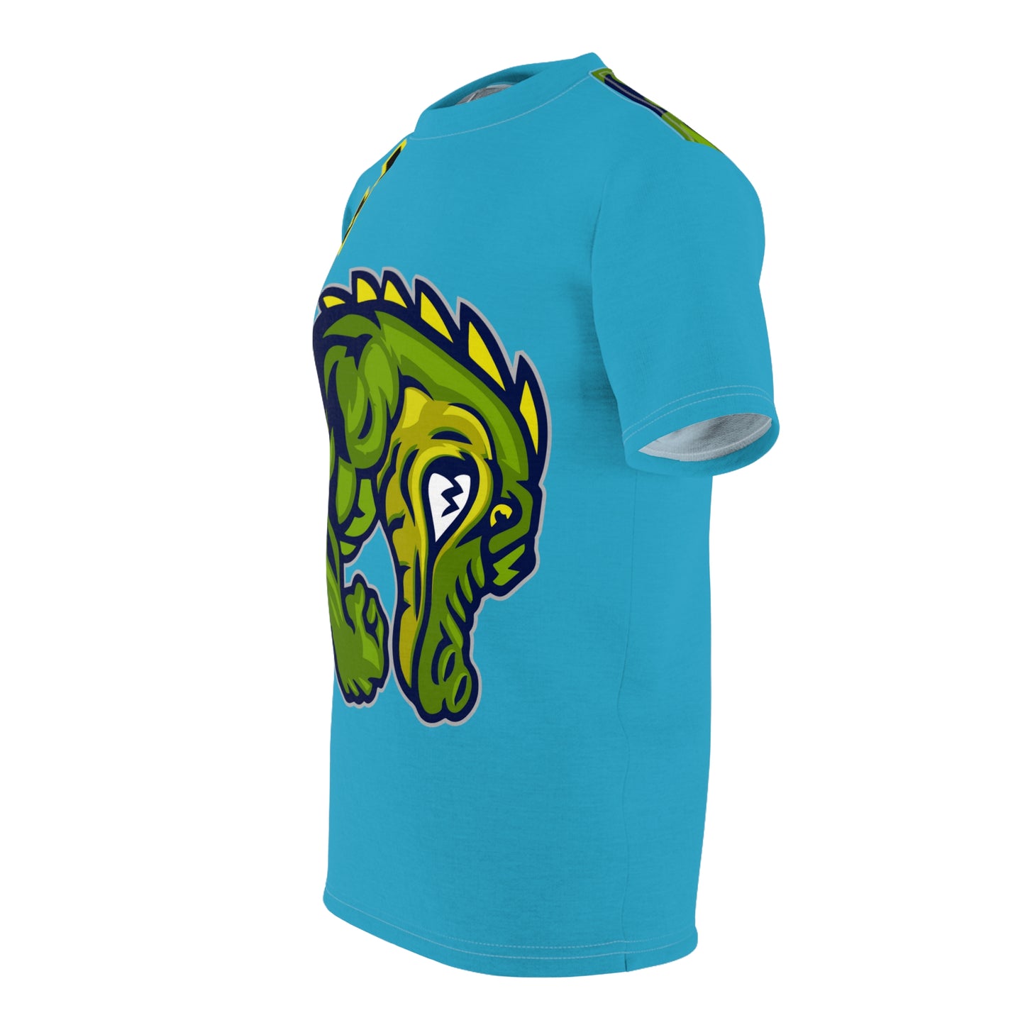 Turquoise Flawdawear Limited Edition OG Rich Daddy “Go’n 2 Tha Papuh Call Dat Routine” Unisex Cut & Sew Playuz Tee