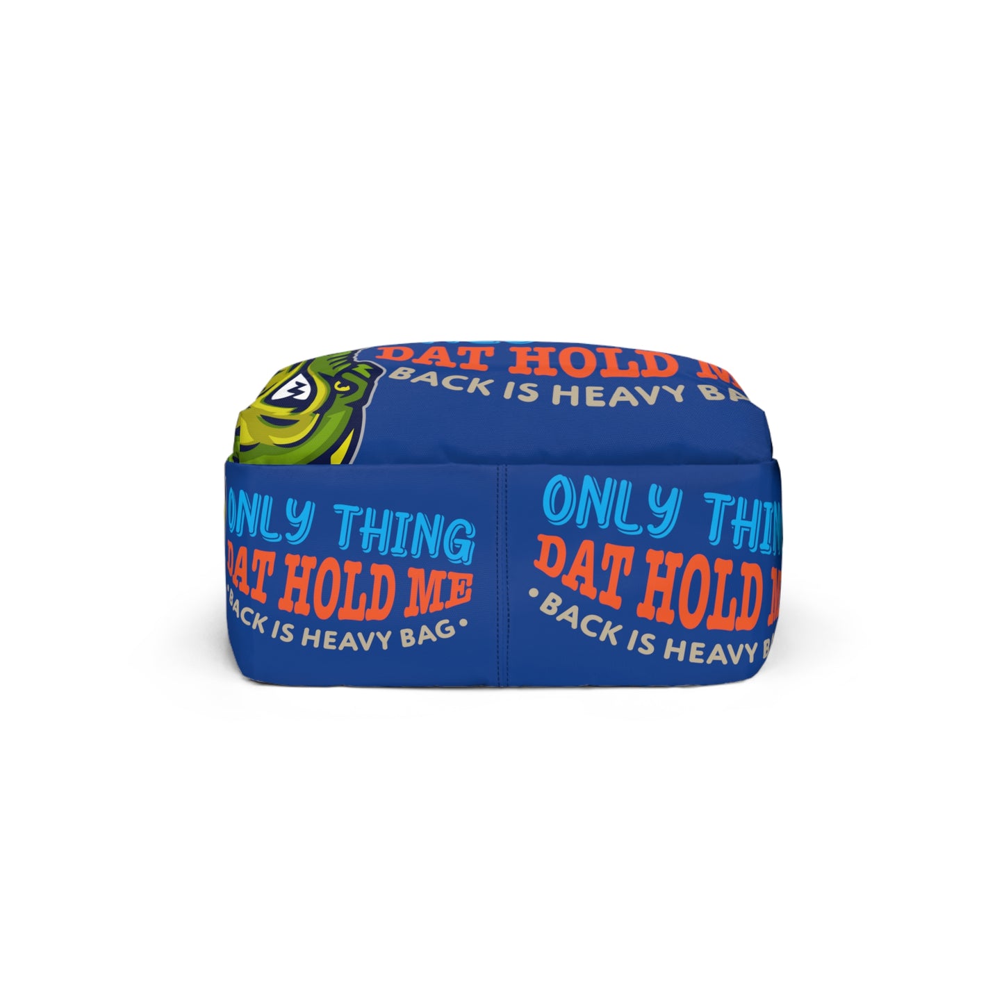 Blue Flawdawear Limited Edition OG Rich Daddy "Only Thing Dat Hold Me Back Is Heavy Bag" Classic Backpack