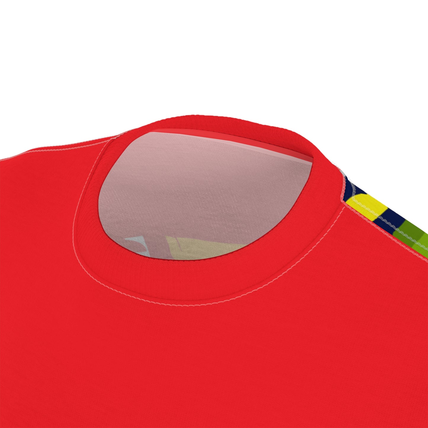 Red Flawdawear Limited Edition OG Flawda Mane “My Piece Stand Out Like A Sailboat” Unisex Cut & Sew Playuz Tee