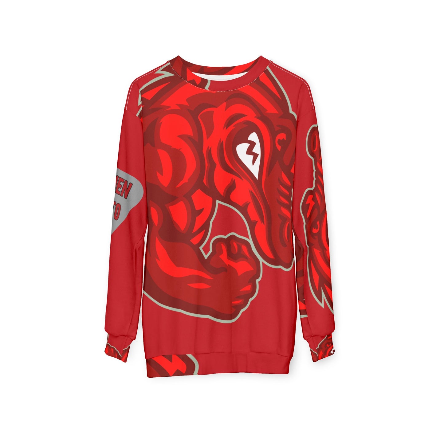 Red Flawdawear Limited Edition OG Flawda Mane “From Ramen Noodles To 5 Star” Unisex Playuz Sweatshirt