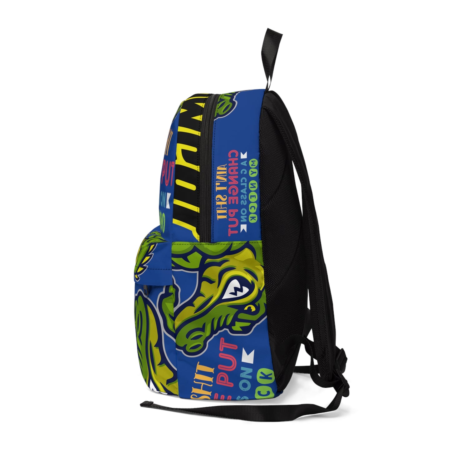 Blue Flawdawear Limited Edition OG Flawda Mane "Ain't Shit Change Put A G Class On My Neck" Classic Backpack