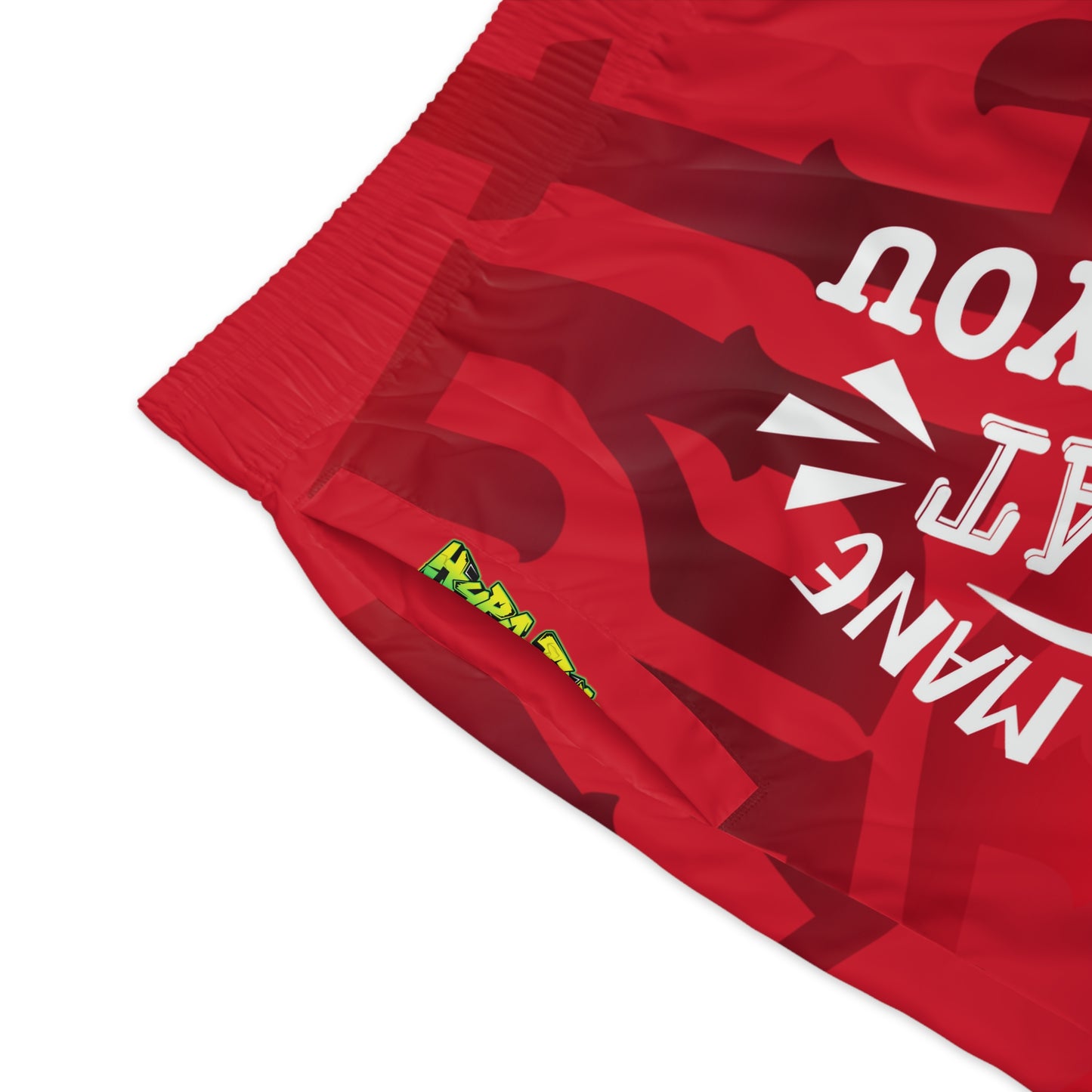 Red Gator Drip Exclusive Supa-Heavy Excess-Stunna Hypa-Flex Limited Edition OG Alligator Playuz “Flawda Mane Put Dat Smoke On You” Men’s Jogguz Playuz Shorts