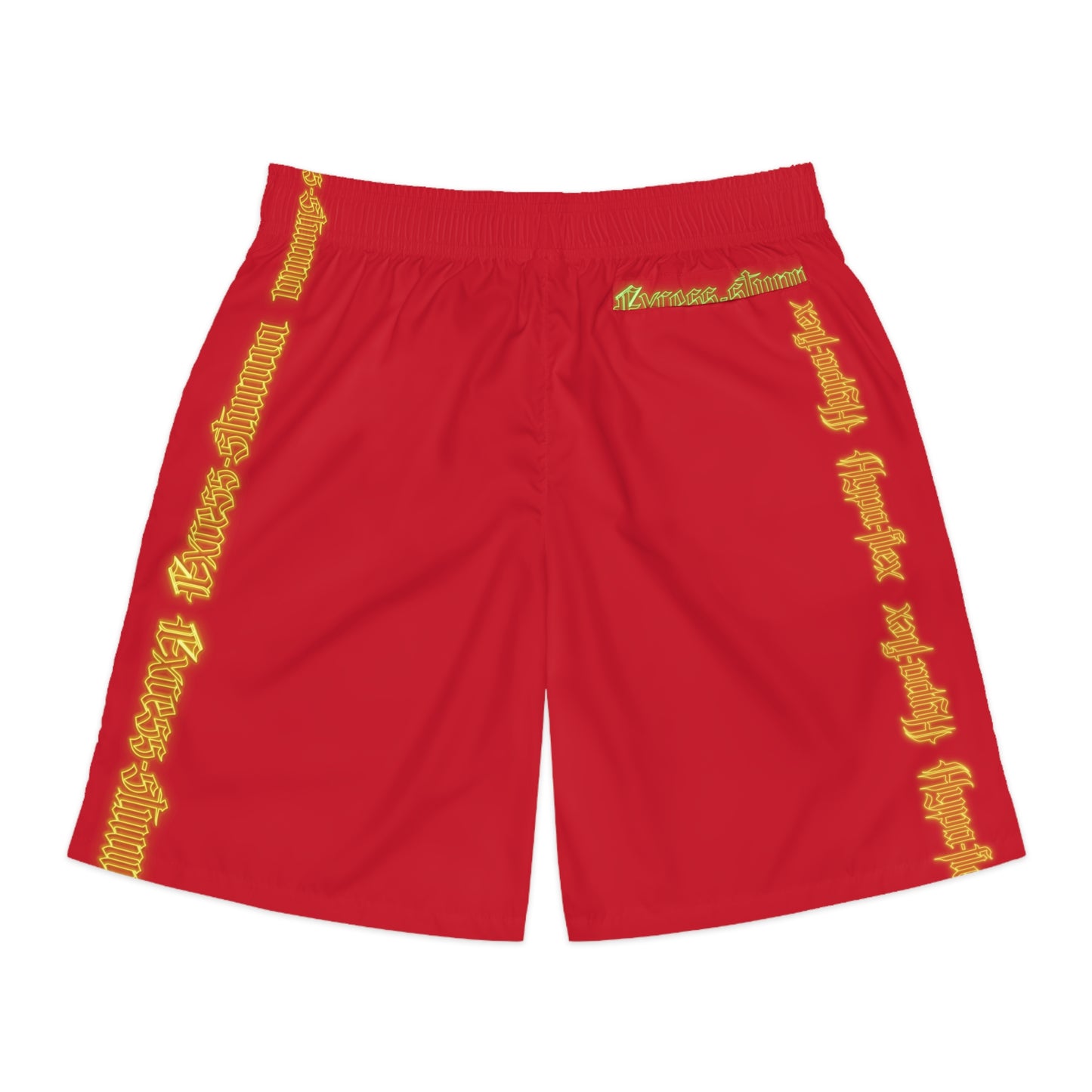 Dark Red Gator Drip Exclusive Supa-Heavy Excess-Stunna Hypa-Flex Limited Edition OG “Excess-Stunna Collection” Men's Jogguz Playuz Shorts