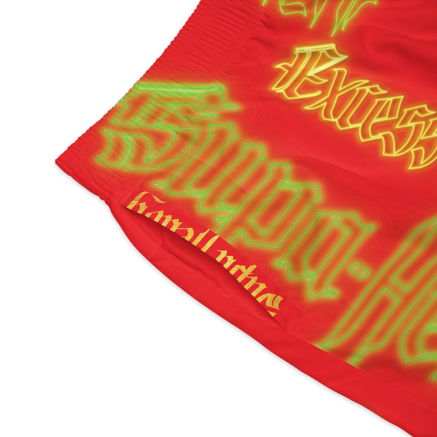 Red Gator Drip Exclusive Supa-Heavy Excess-Stunna Hypa-Flex Limited Edition OG Rich Daddy “Will We Do A Show Gladly But U Gotta Pay Us In Bags G” Men’s Jogguz Playuz Shorts