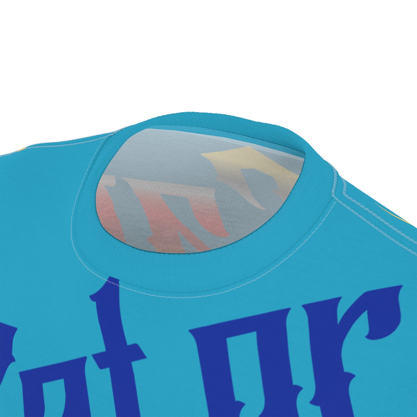 Turquoise Gator Drip Exclusive Supa-Heavy Excess-Stunna Hypa-Flex Men’s Unisex Cut & Sew Playuz Tee